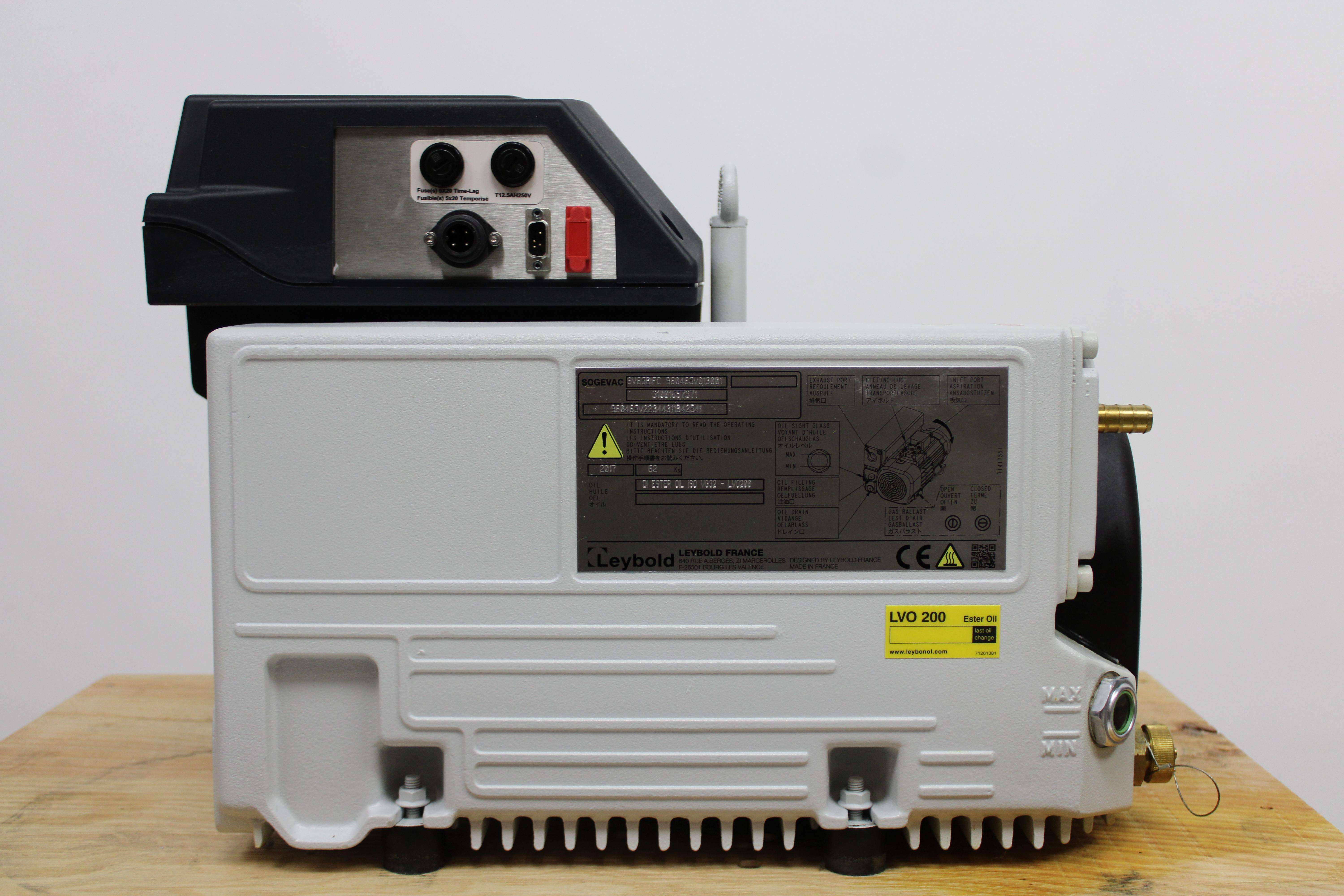 Leybold Sogevac SV65BIFC Vacuum Pump Oil Sealed Compact Design Low Noise 2017 500 L/m