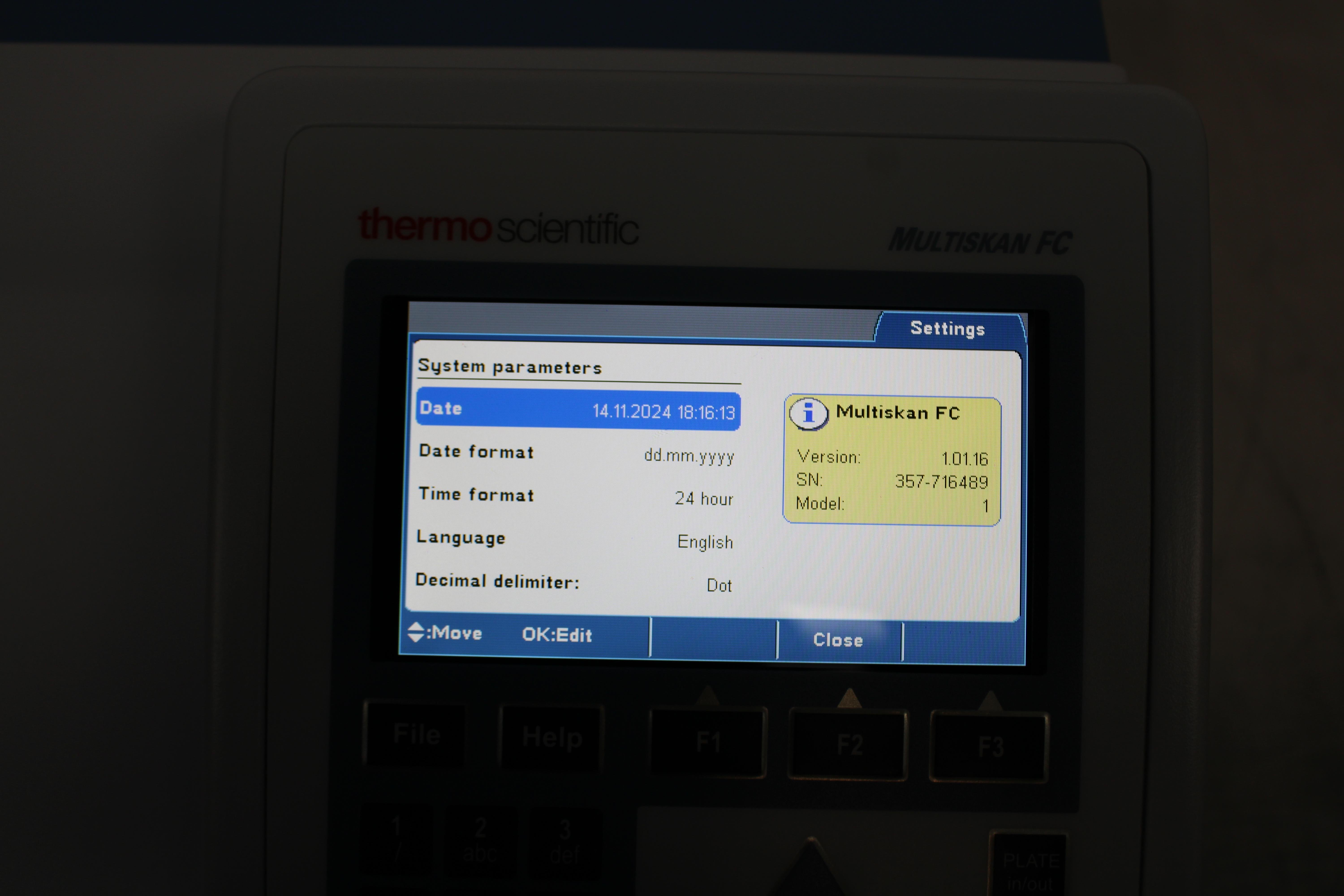 Thermo Multiskan FC Microplate Photometer Analytical Assay 240V 51119000