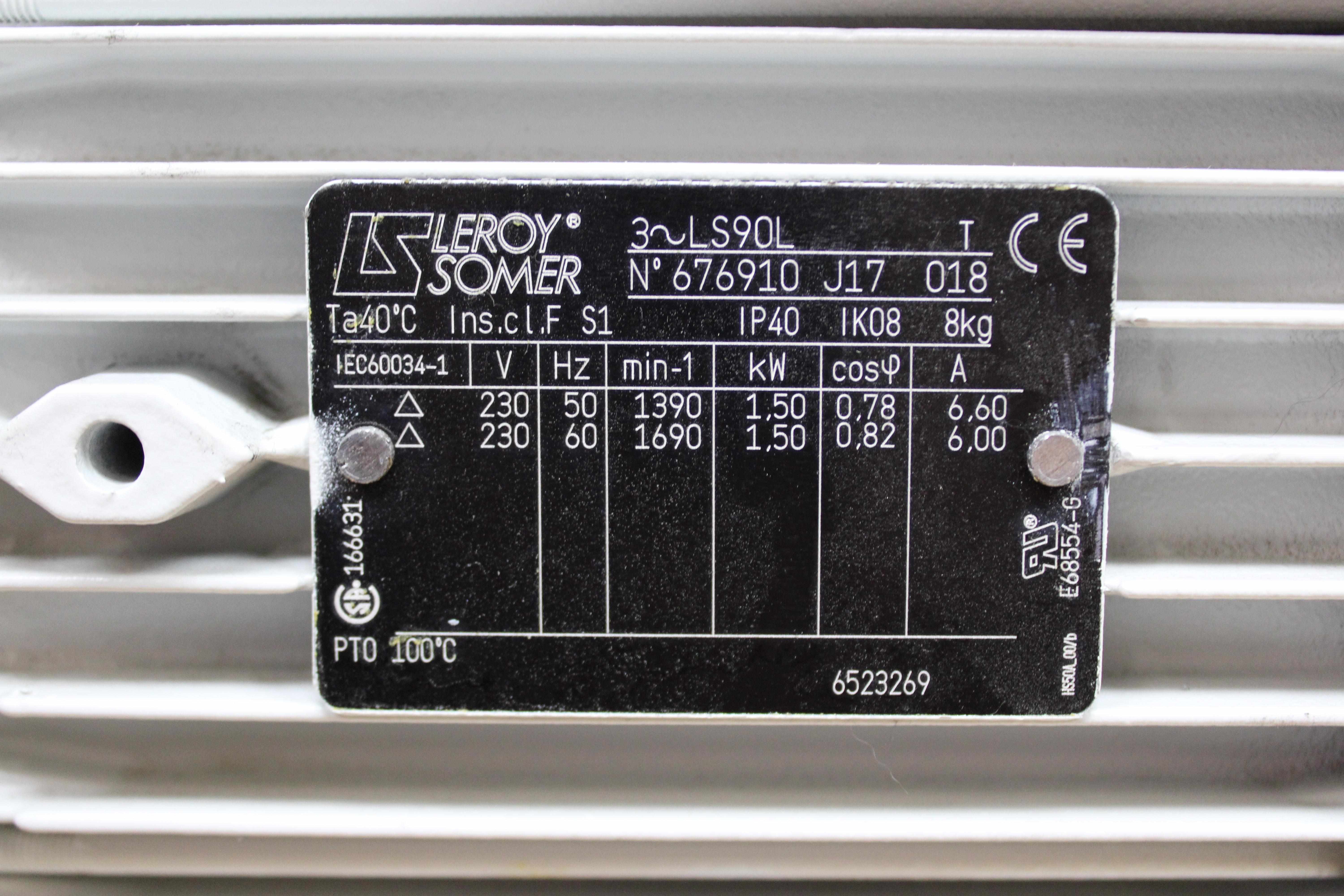 Leybold Sogevac SV65BIFC Vacuum Pump Oil Sealed Compact Design Low Noise 2017 500 L/m
