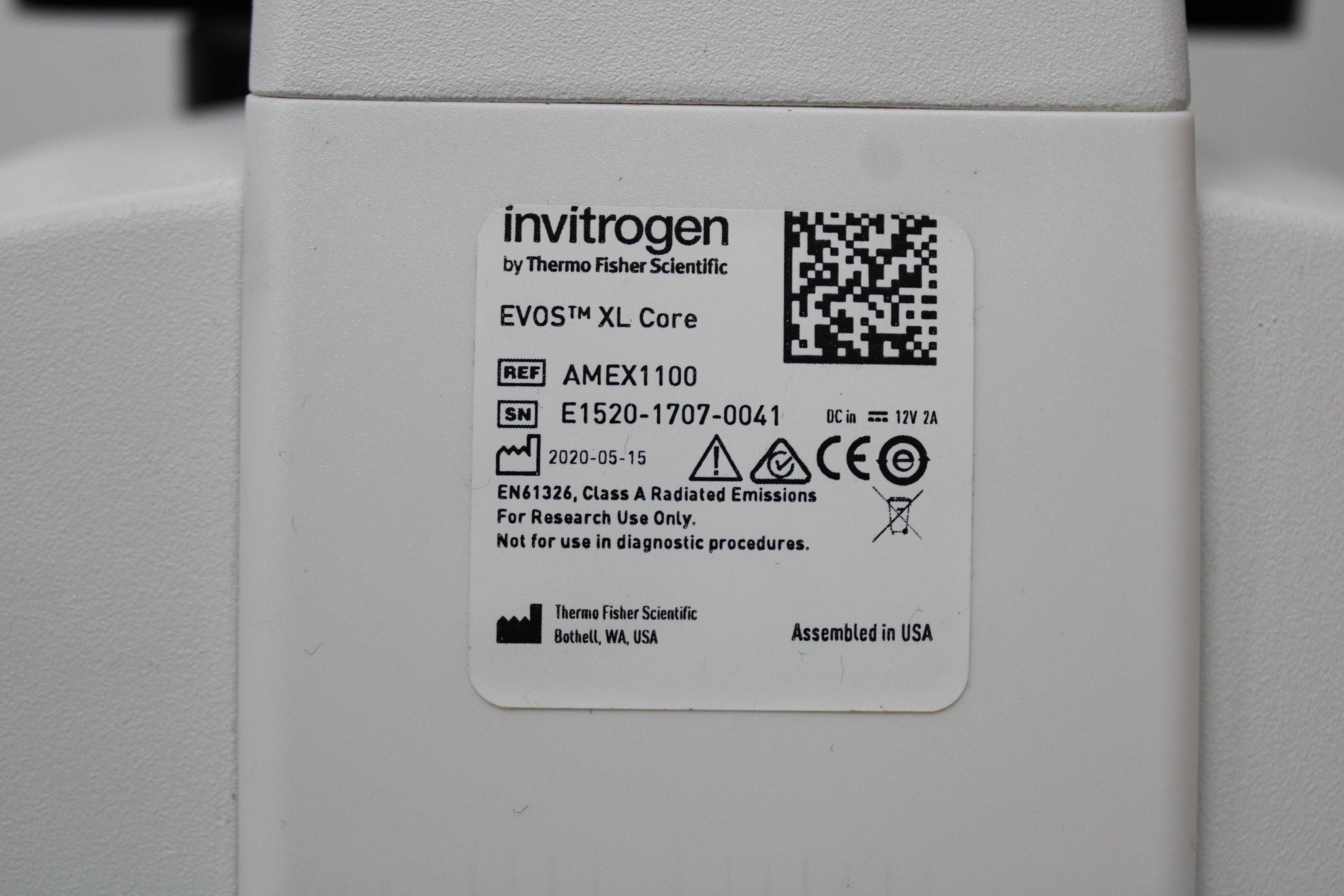 Invitrogen EVOS XL CORE Cell Analyzer Turnkey Functional 2020