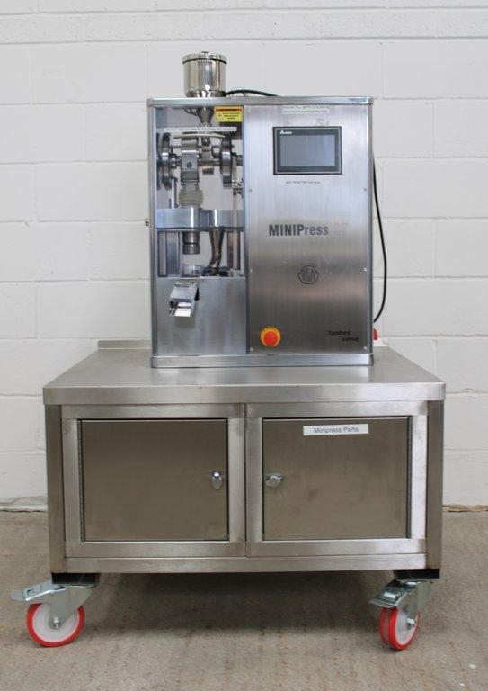 Riva Minipress BD EU Pharma Tablet Press R&D Small Scale Tablet Production