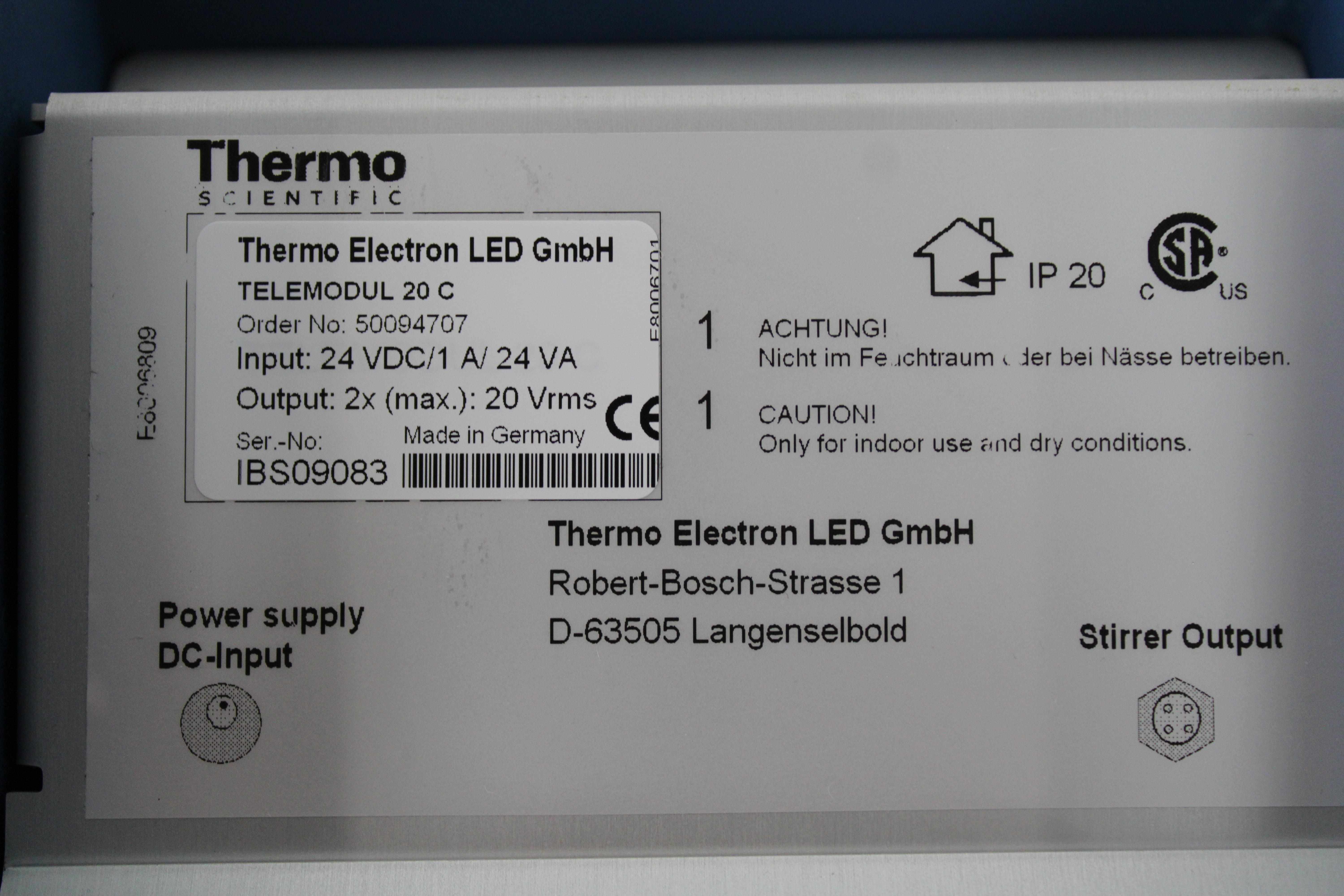 Thermo Telemodul 20 C Controller 20 Watt Compact 1400 RPM Tested