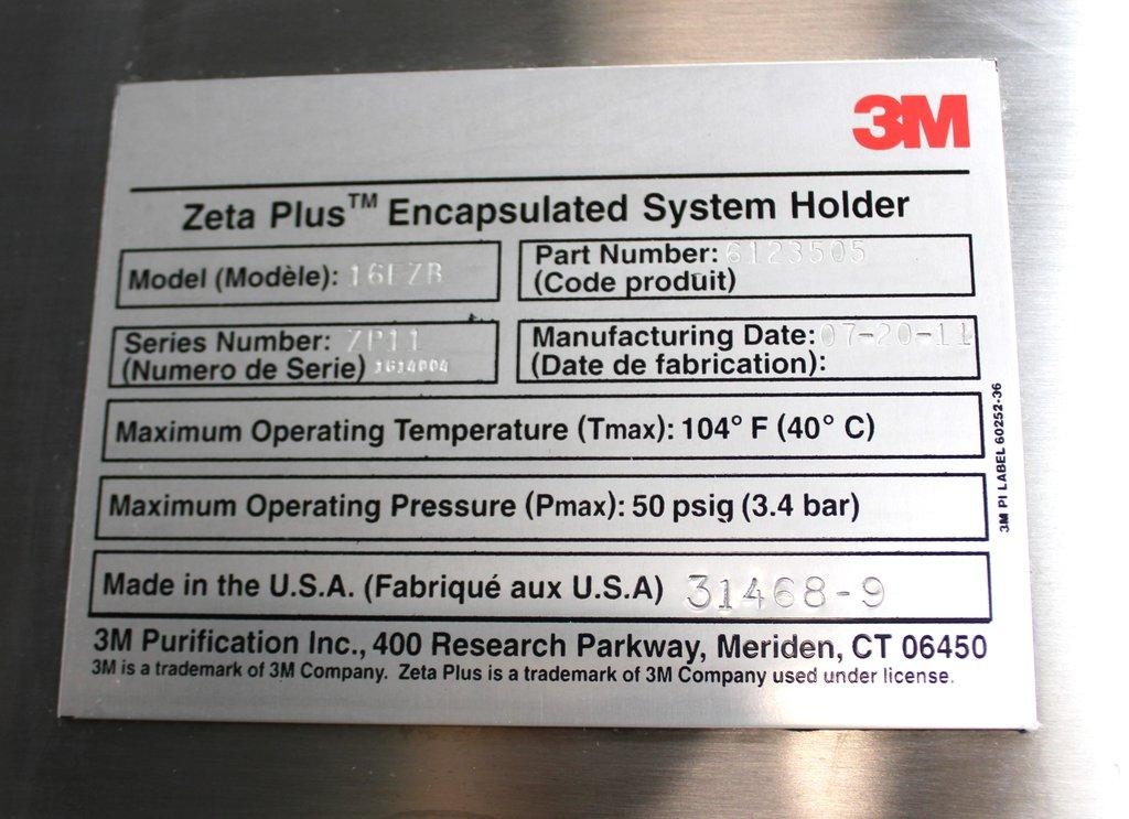 3M Purification 16EZ8 Filter Holder Vertical Flow System Efficient Loading
