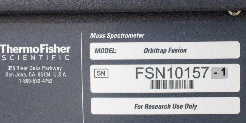 Thermo Orbitrap Fusion Mass Spectrometer Tribrid Architecture, CID, HCD, ETD