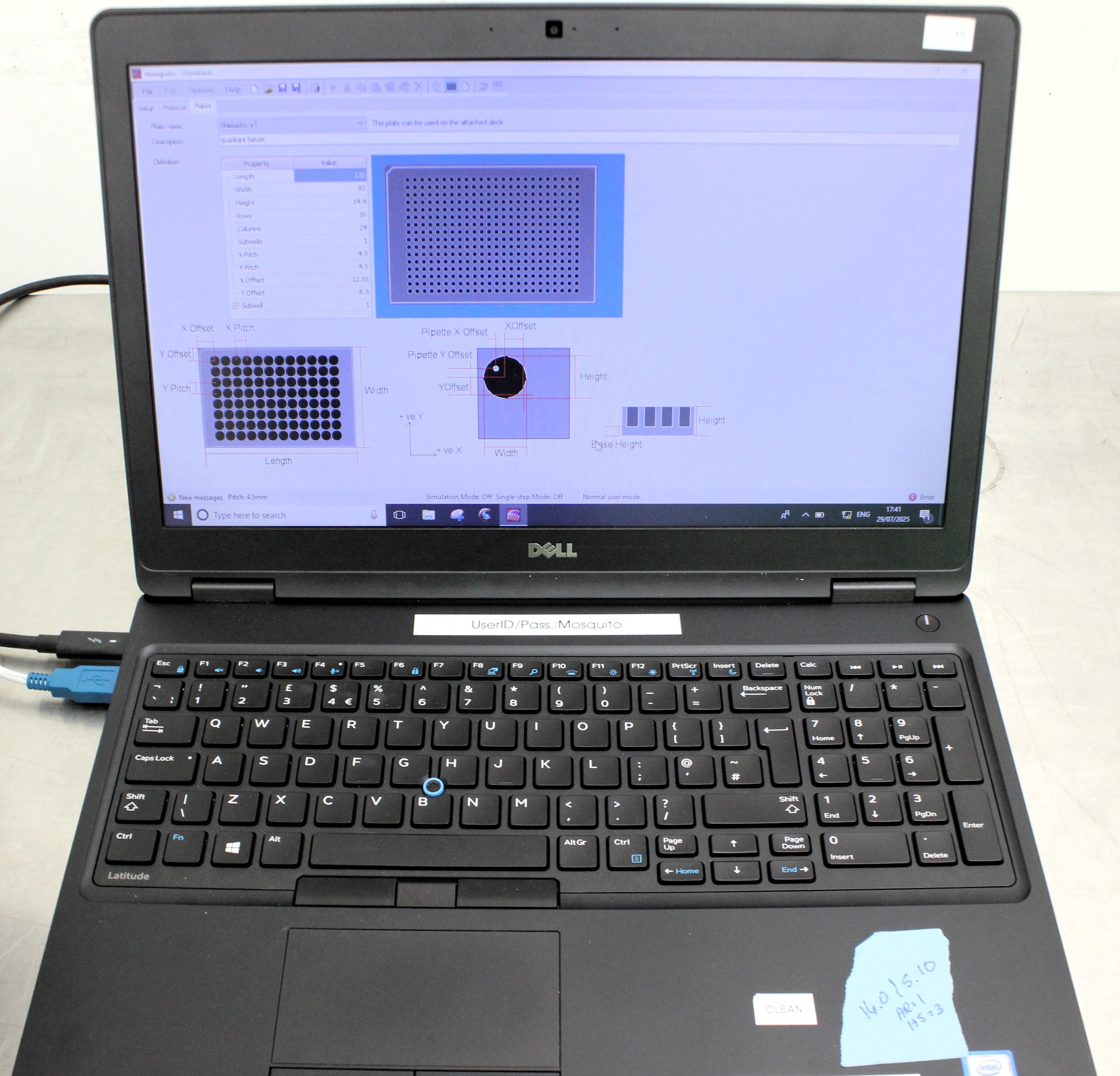 LabTech Mosquito Crystallography Robot Automated Pipetting 25nL-5uL Good
