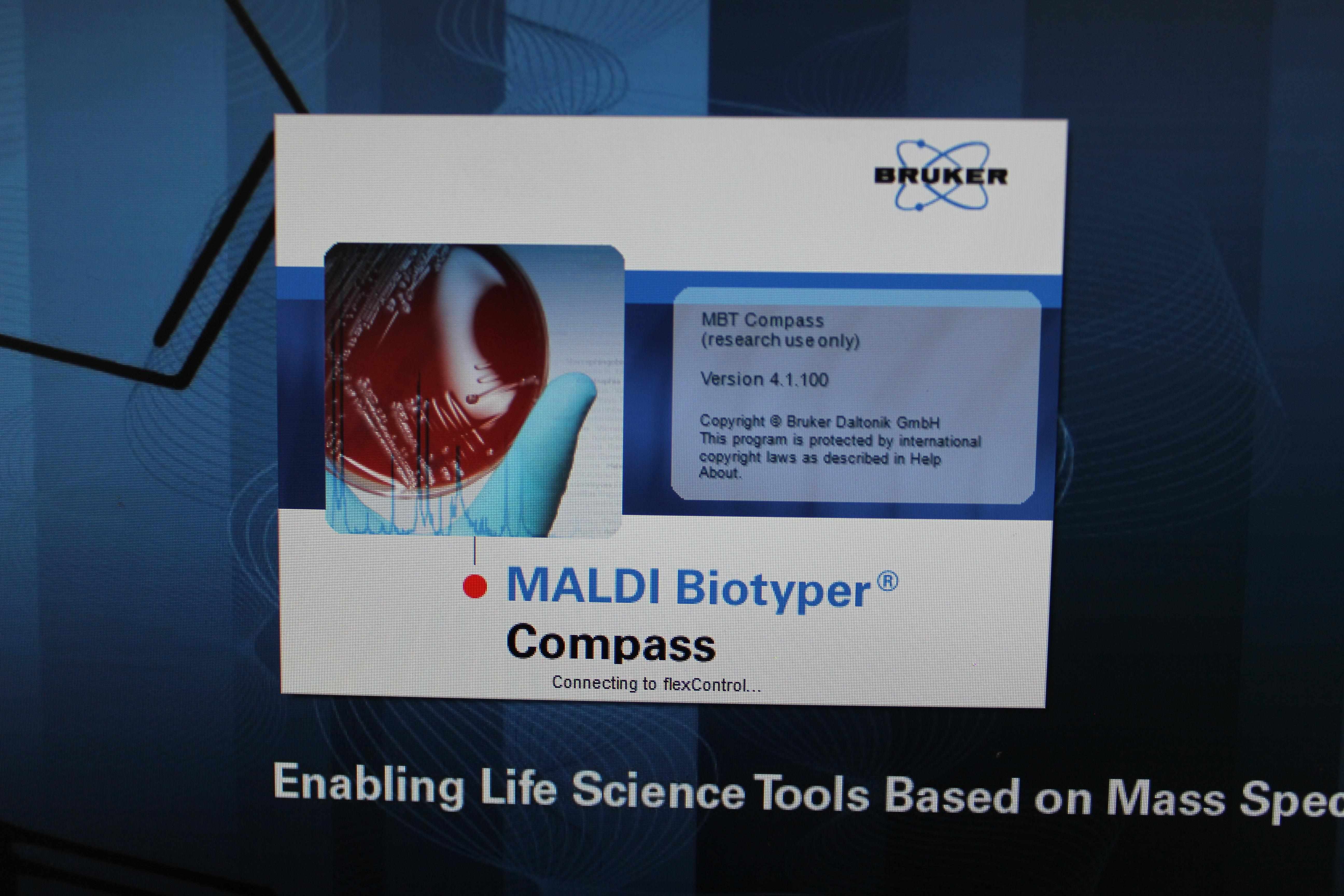 MALDI Microflex MBT Biotyper Microbial Identification System with Software