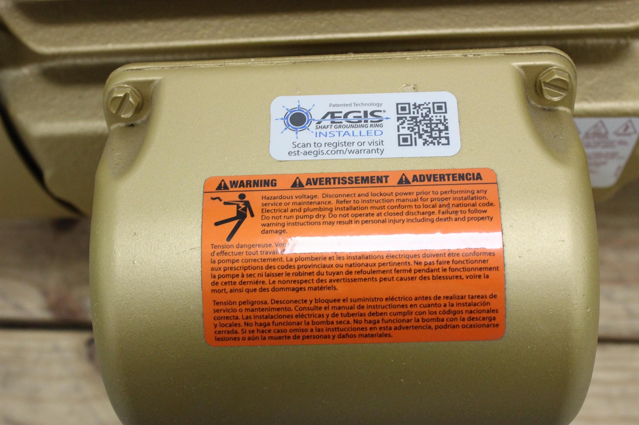 Goulds e-SH 316 SS Centrifugal Pump 230-460V 3525 RPM 30 HP Industrial Use