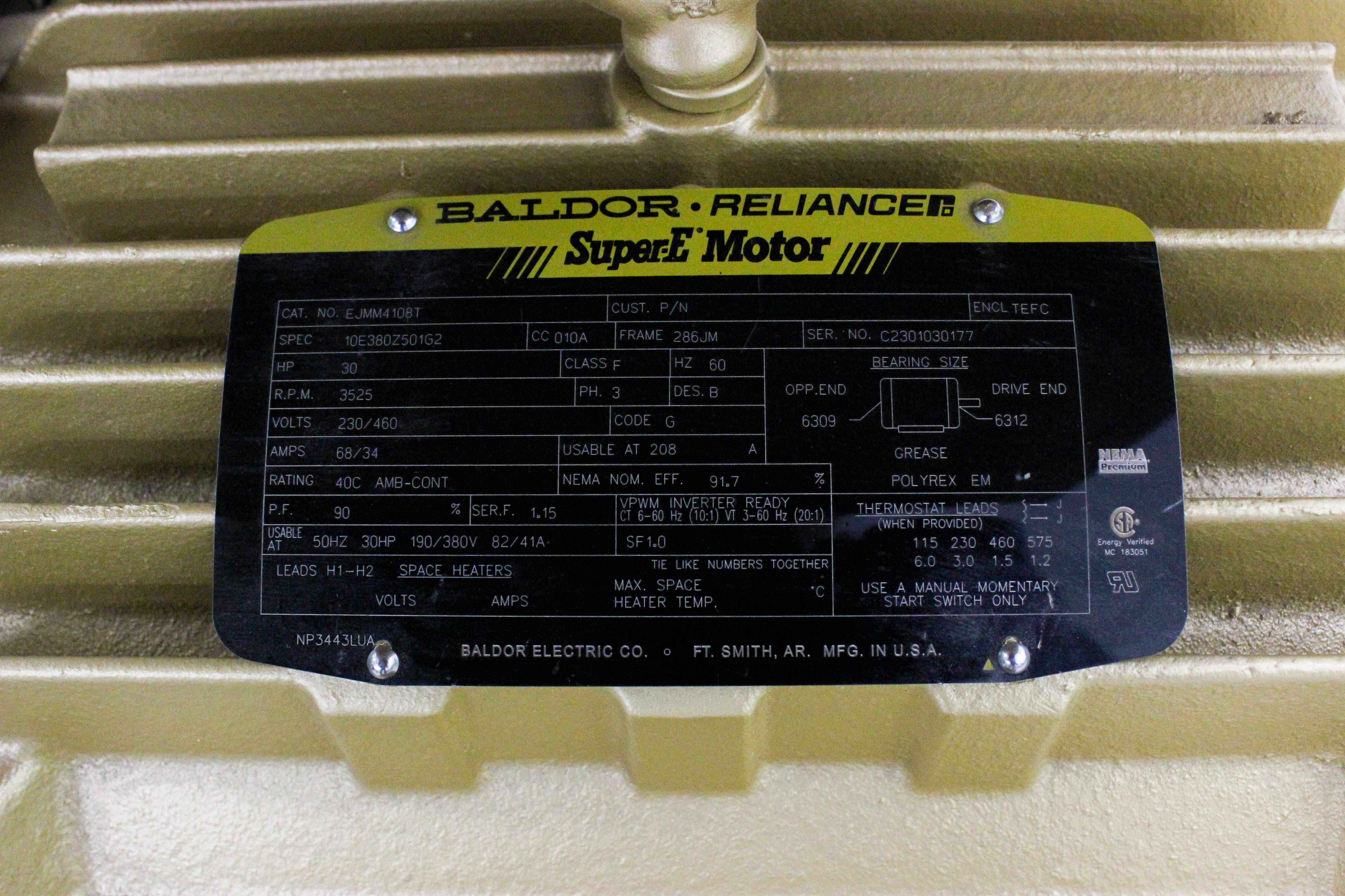 Goulds e-SH 316 SS Centrifugal Pump 230-460V 3525 RPM 30 HP Industrial Use