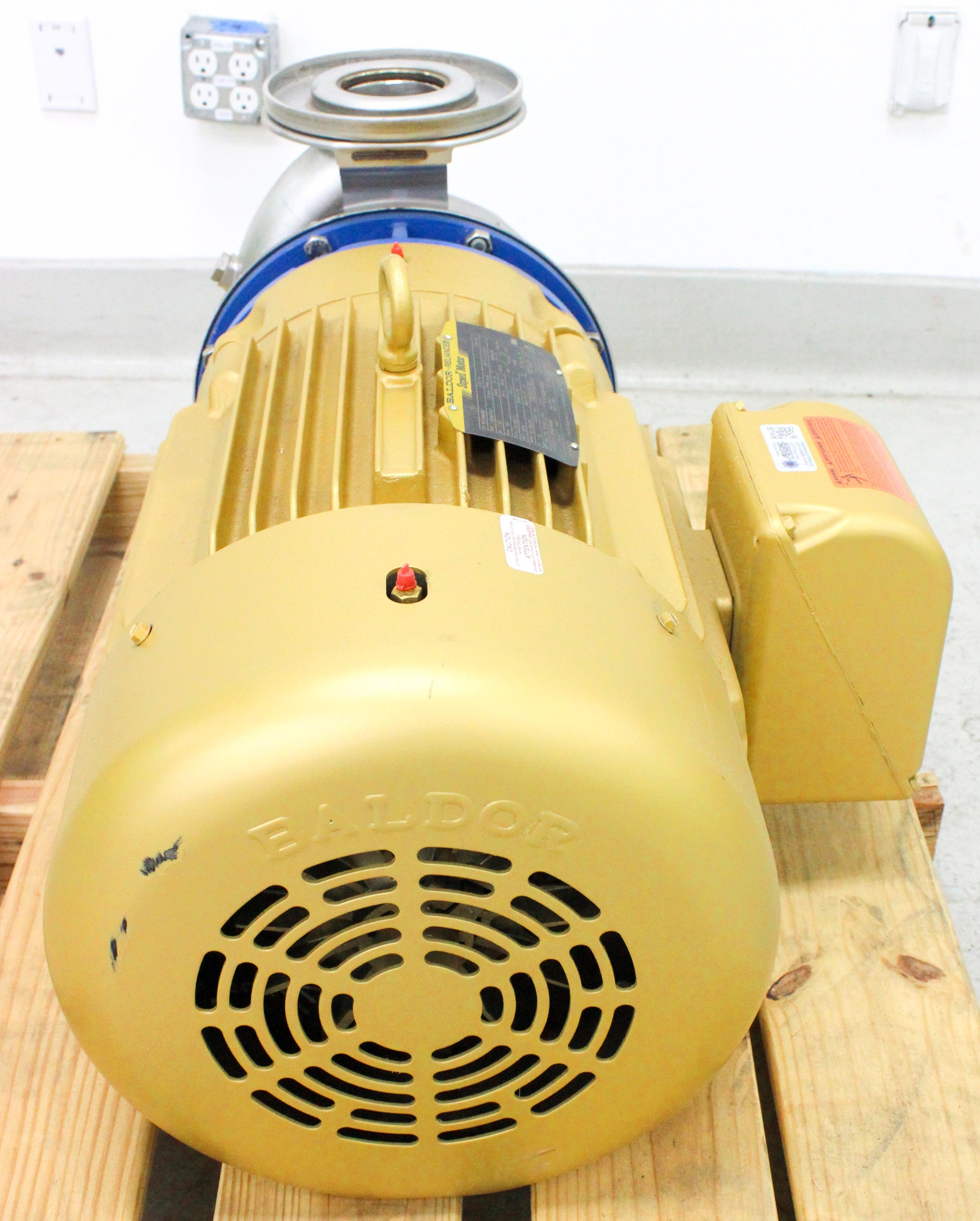 Goulds e-SH 316 SS Centrifugal Pump 230-460V 3525 RPM 30 HP Industrial Use