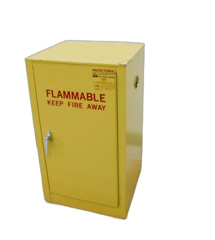 Protectoseal 5517 Flammable Cabinet 12-Gal Manual Secure Double-Wall Steel