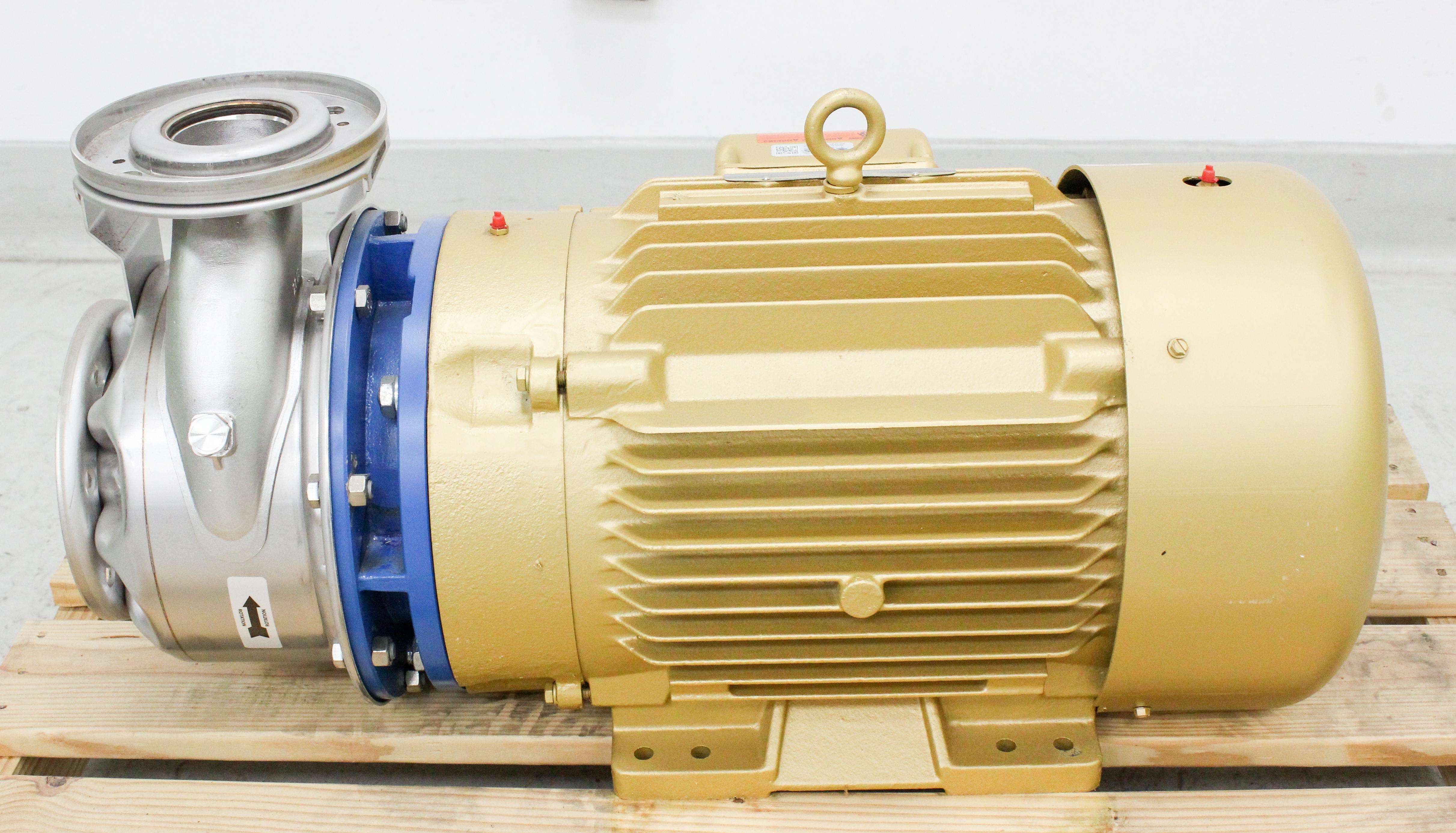 Goulds e-SH 316 SS Centrifugal Pump 230-460V 3525 RPM 30 HP Industrial Use