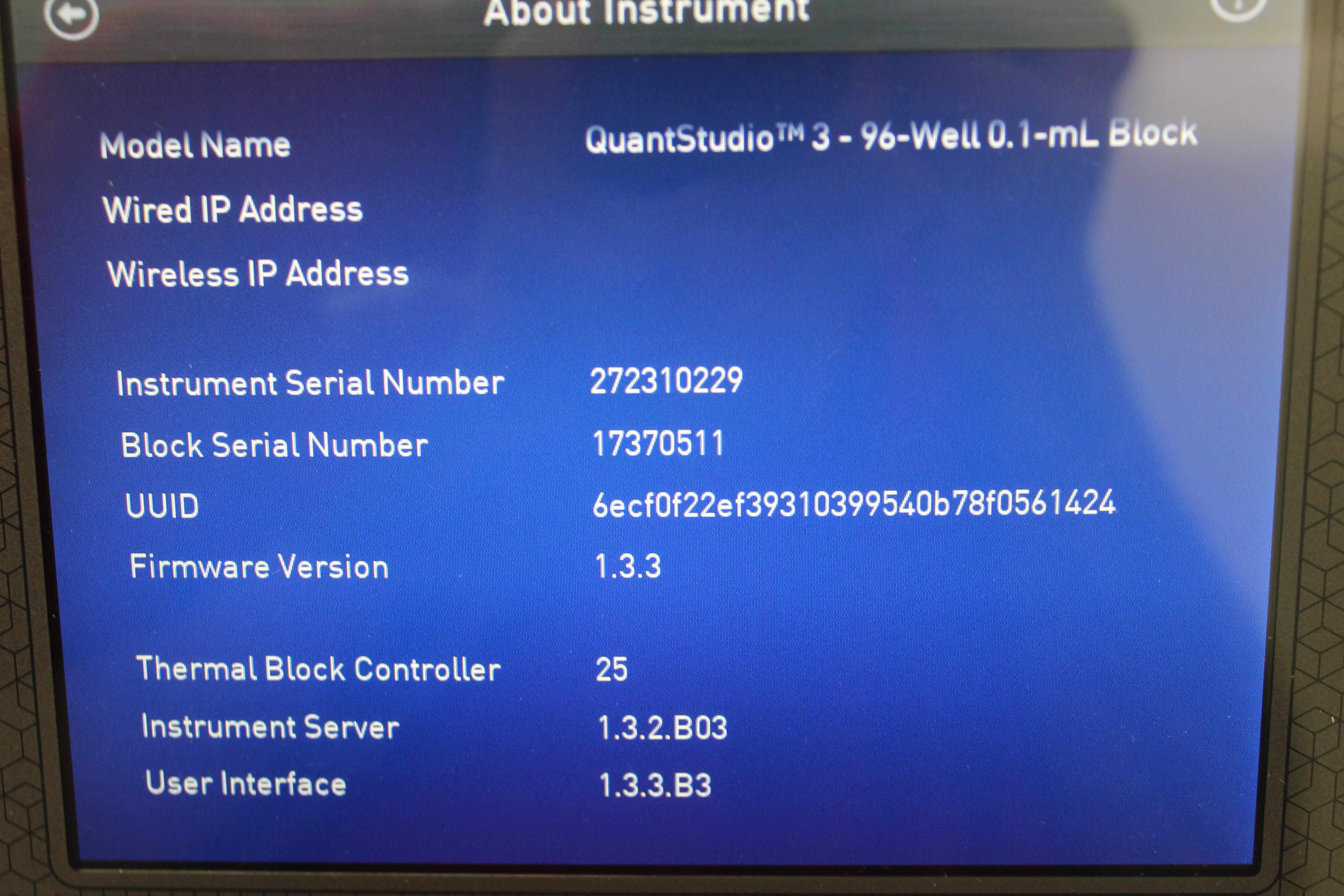 Applied Biosystems QuantStudio 3 Real-Time PCR System 96-Well DNA Analysis