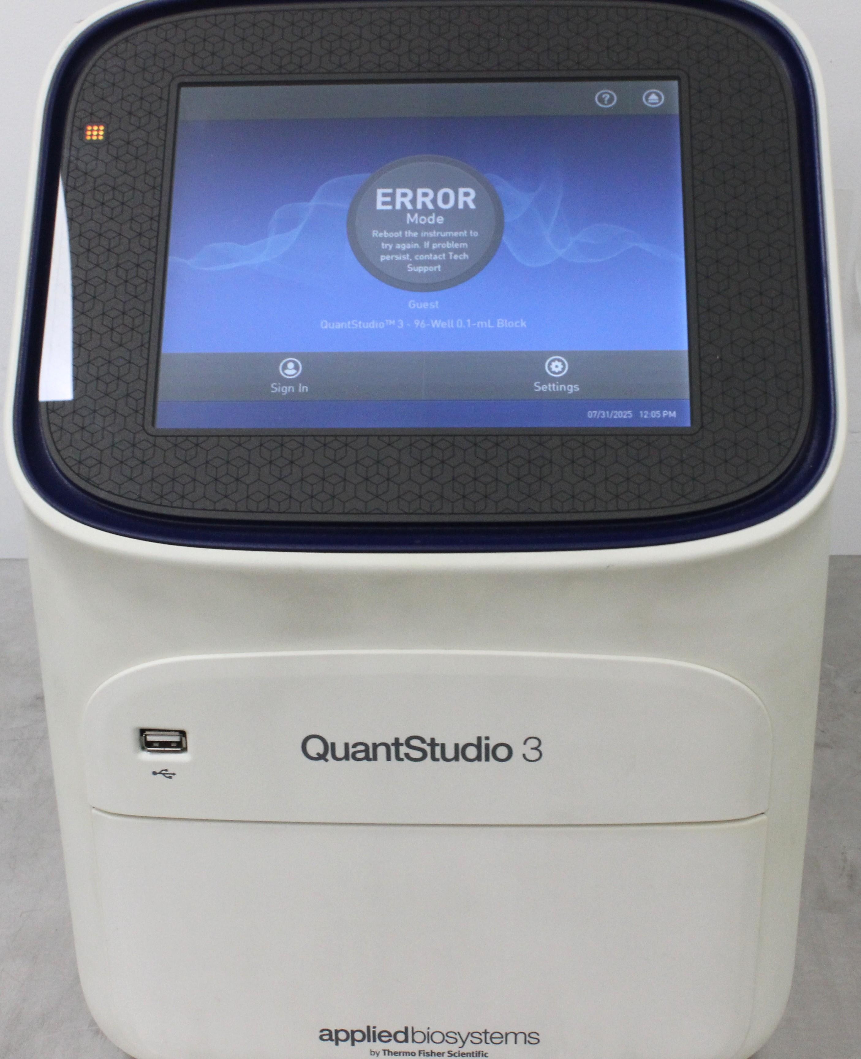 Applied Biosystems QuantStudio 3 Real-Time PCR System 96-Well DNA Analysis