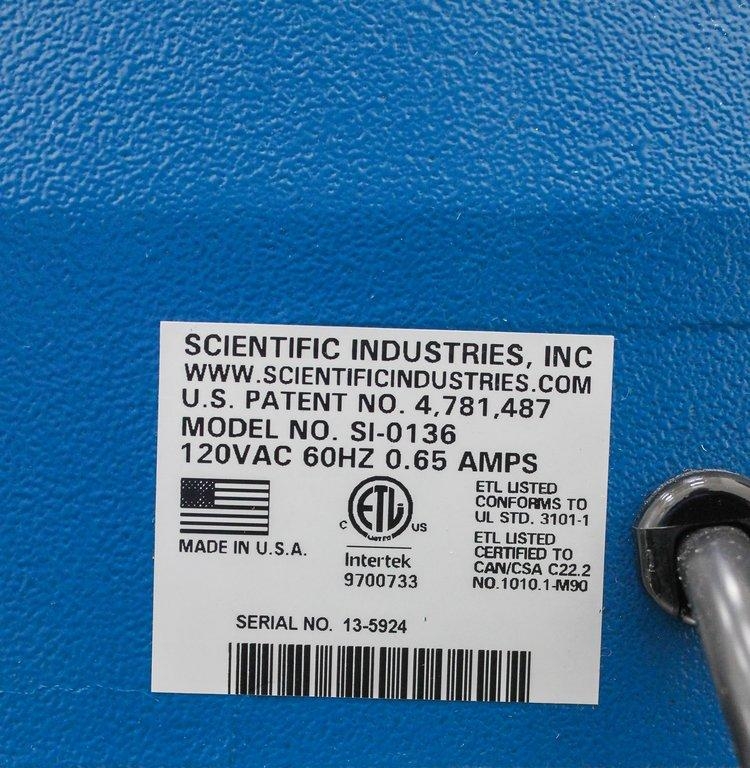 Scientific Industries Vortex Genie 1 Touch Mixer 3200 RPM Vortexer