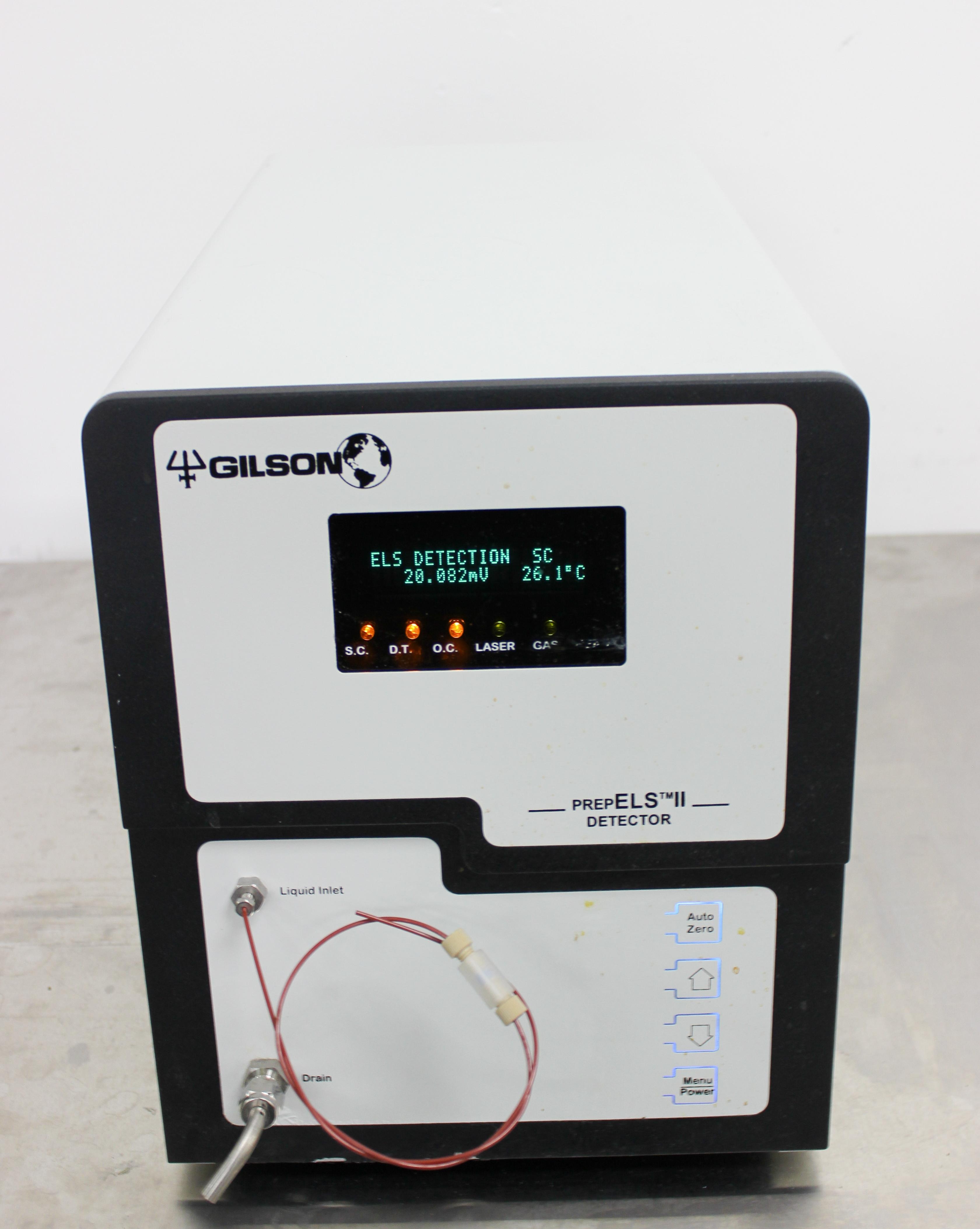 Gilson prepELS II Detector HPLC System Detector Low-Nanogram Detection