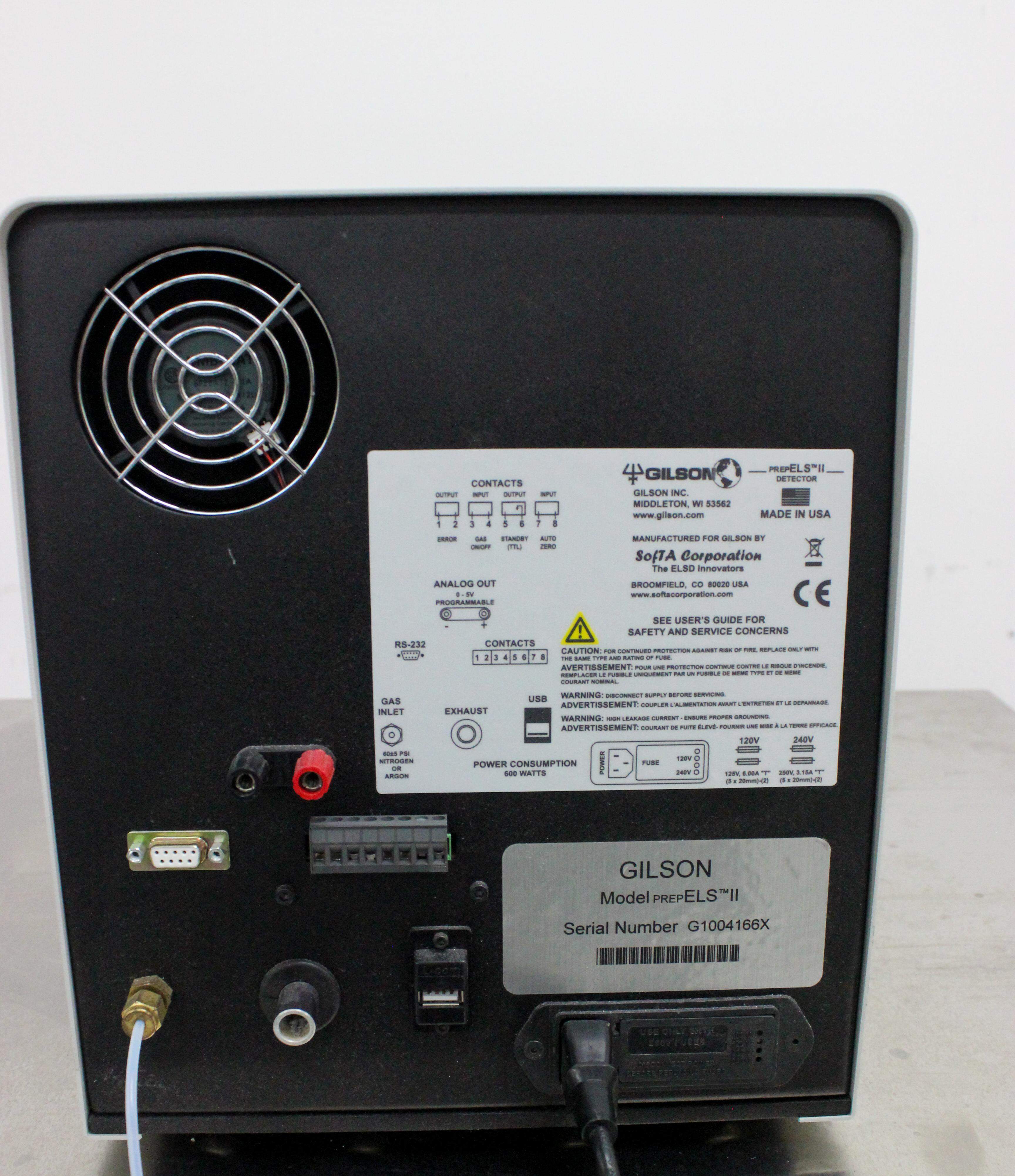 Gilson prepELS II Detector HPLC System Detector Low-Nanogram Detection