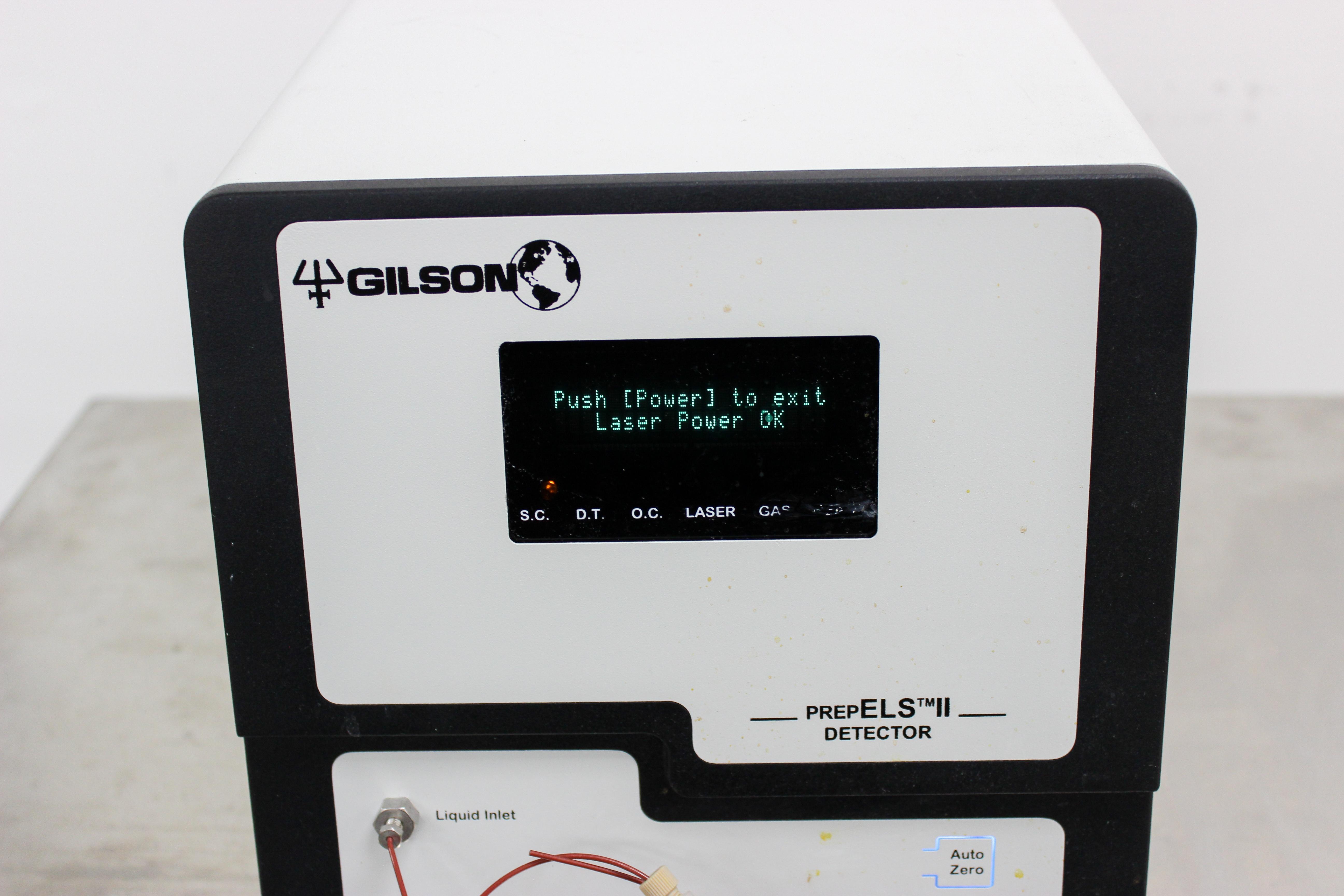 Gilson prepELS II Detector HPLC System Detector Low-Nanogram Detection