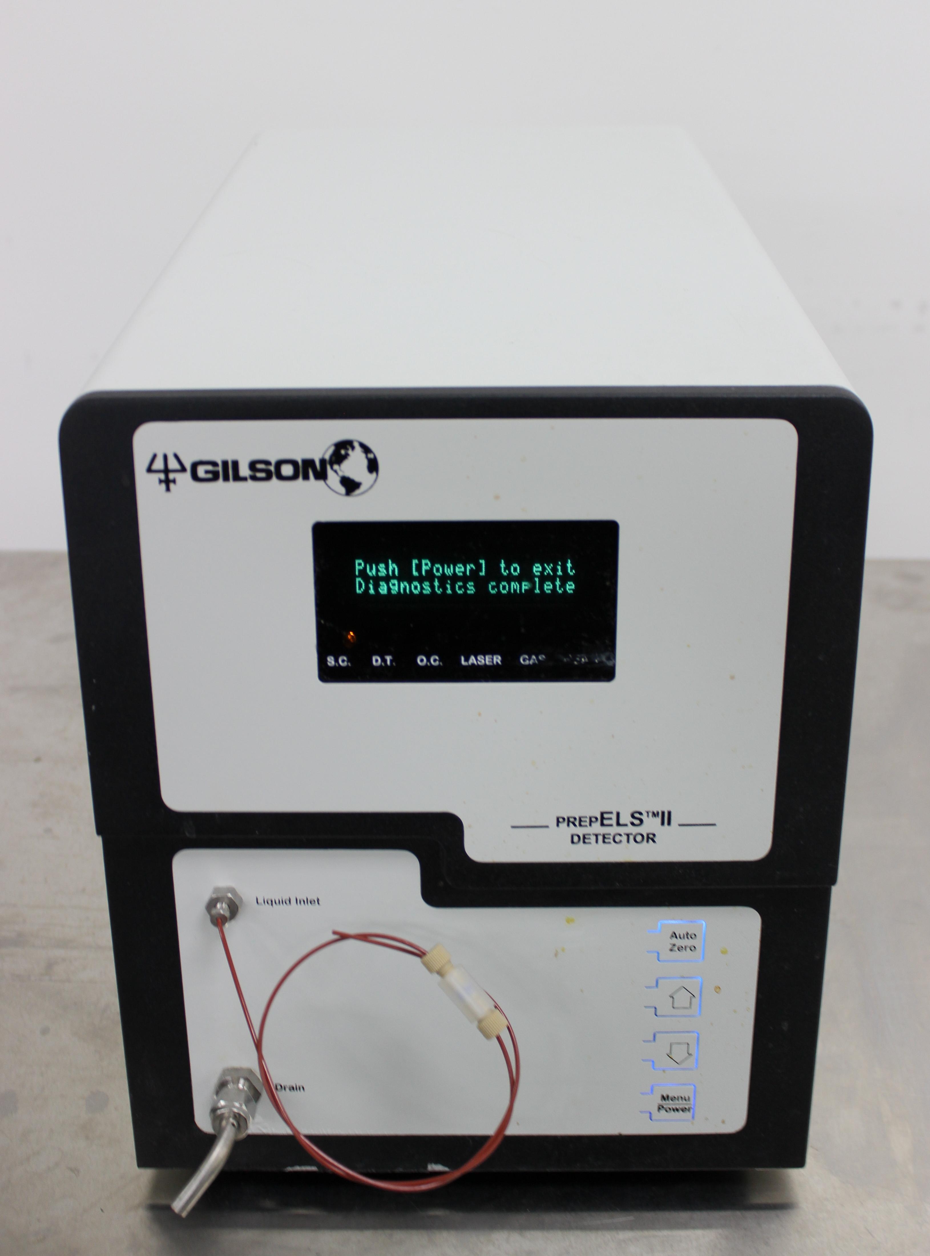 Gilson prepELS II Detector HPLC System Detector Low-Nanogram Detection