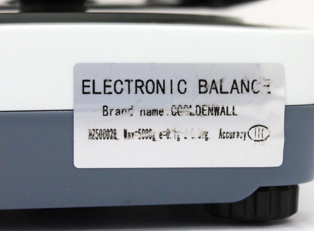 GoldenWall Electronic Balance 5000g Scale Accurate Weighing 120V Electric