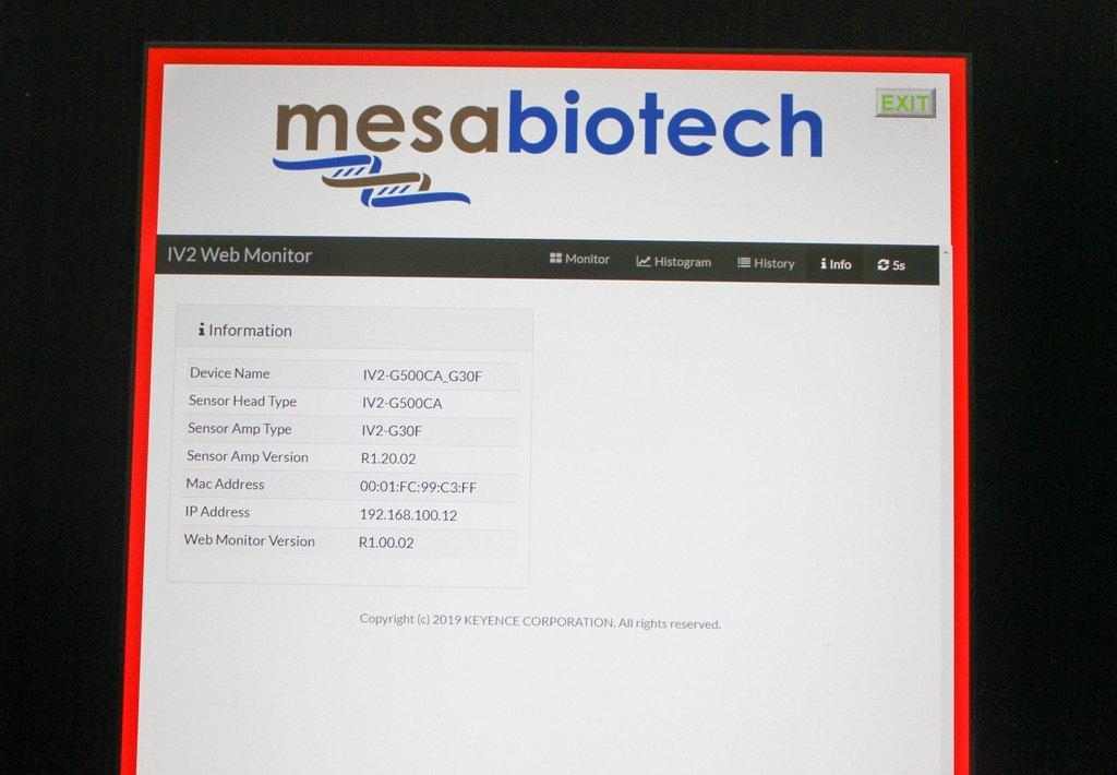 MesaBiotech 15000-000-000 Test Kit Inspection 8-12 Good Condition