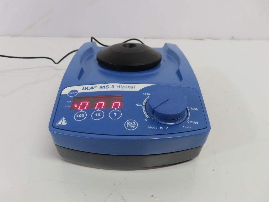 IKA MS 3 digital Vortex Mixer, Excellent Condition, Versatile Mixing