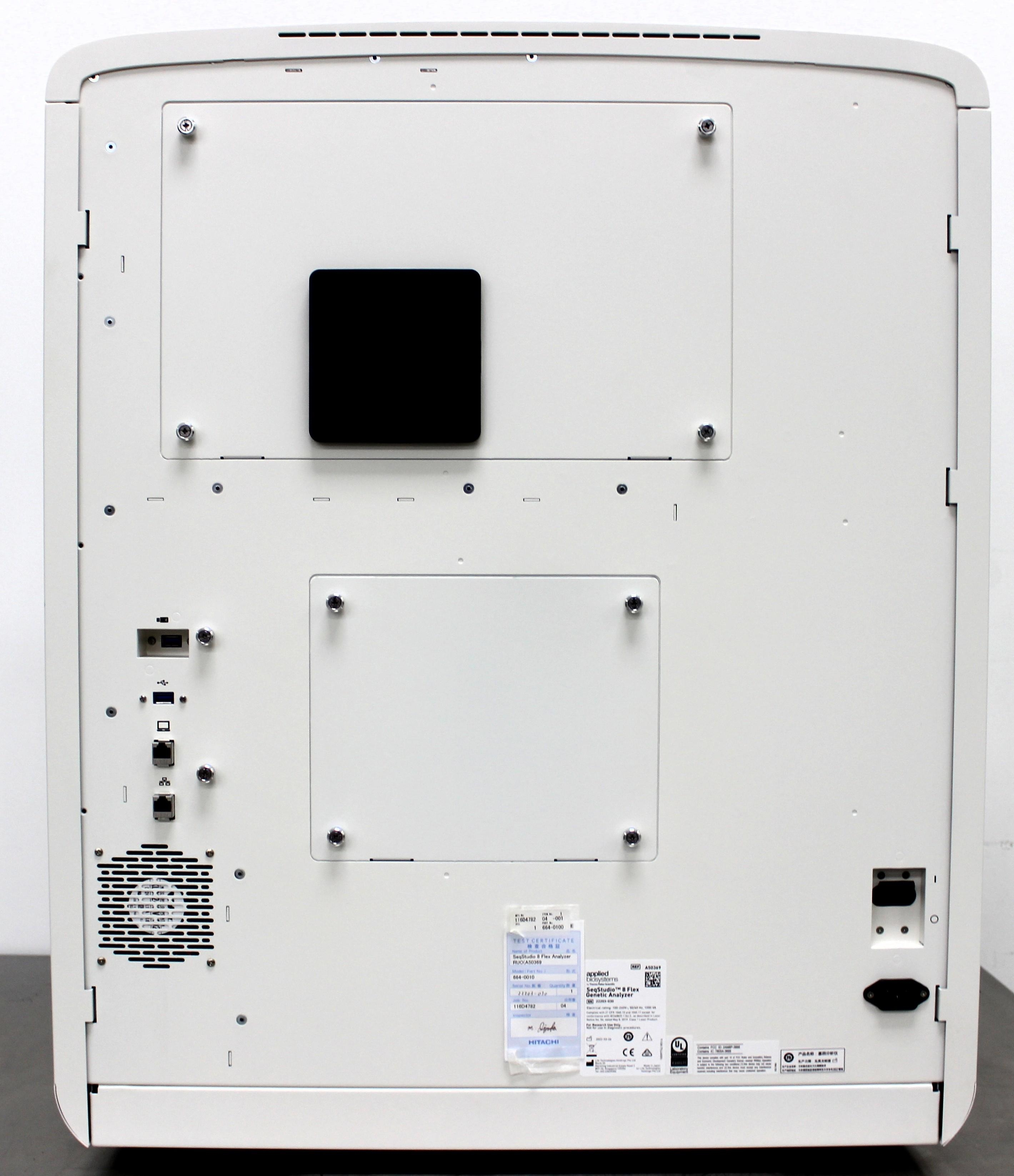 Life Tech SeqStudio 8 Flex Genetic Analyzer DNA Sanger Cloud Connectivity 100-240v