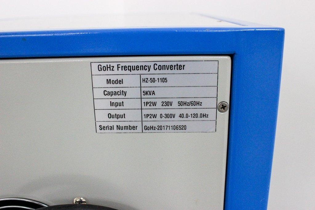 GoHz HZ-50-1105 Power Converter Transformer 5kVA 230V 50Hz to 110V 60Hz