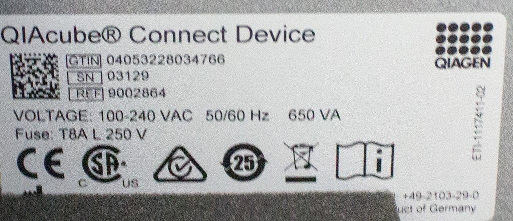 Qiagen QIAcube Automated DNA/RNA Prep System 12-Sample Capable UV Decontam.