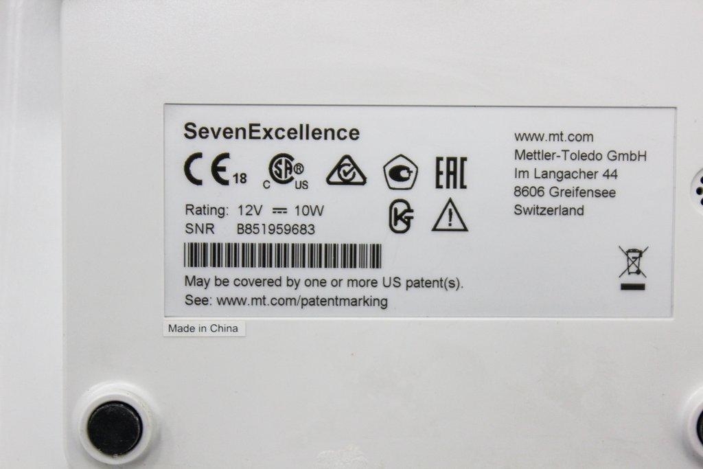 Mettler-Toledo Seven Excellence Multiparameter pH Meter with 120V 50Hz/60Hz