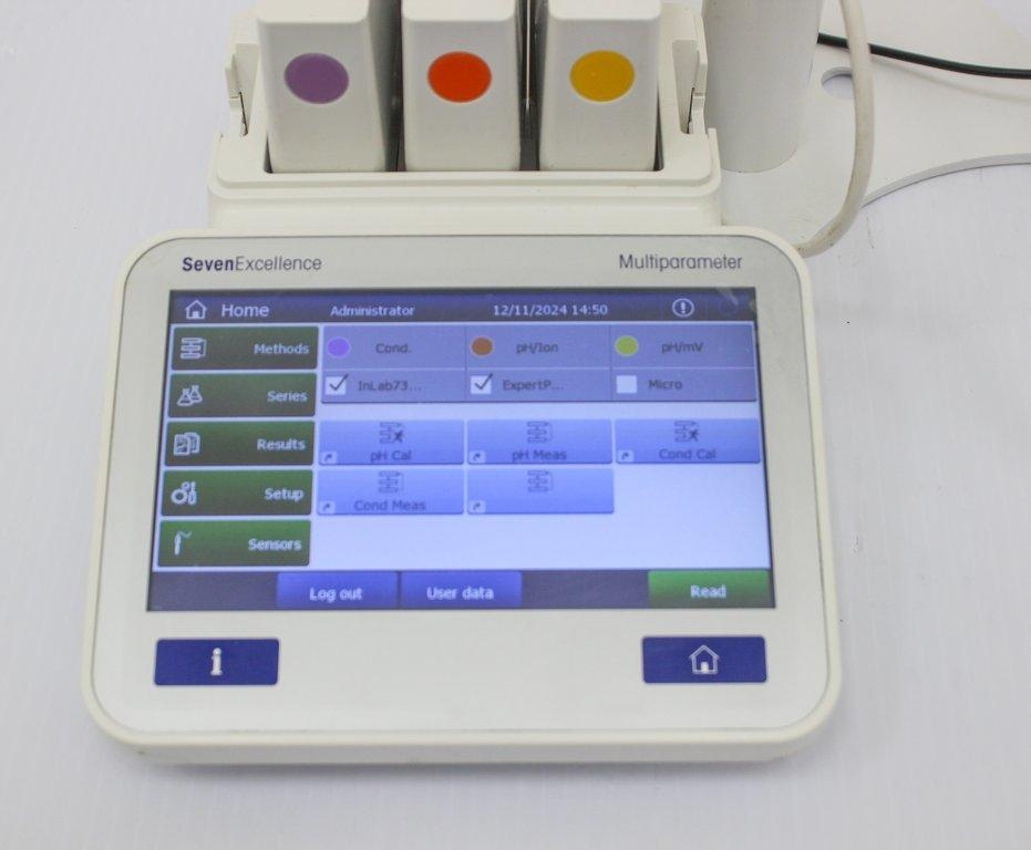 Mettler-Toledo Seven Excellence Multiparameter pH Meter with 120V 50Hz/60Hz