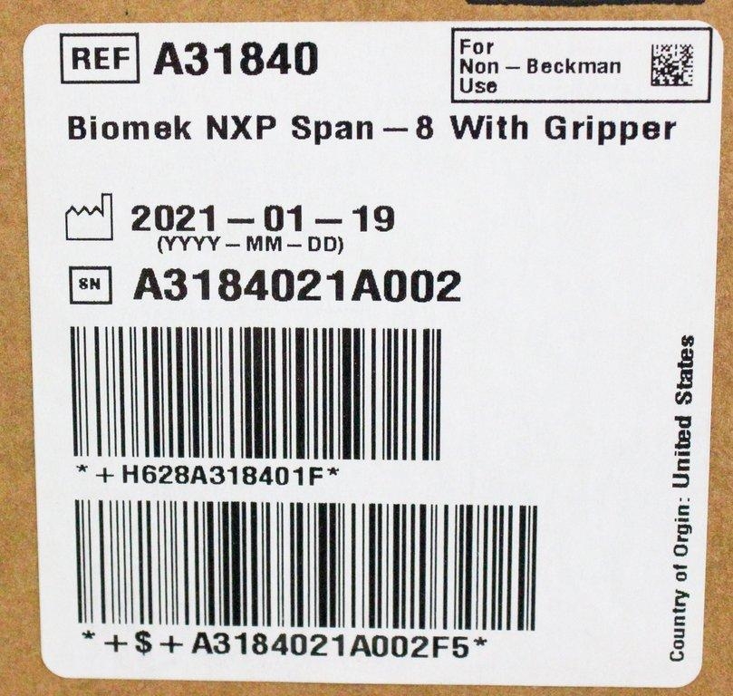 Beckman Biomek NXP Liquid Handler Span-8 Genomics & Drug Discovery New 2021