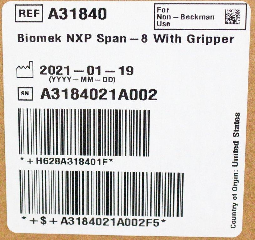 Beckman Biomek NXP Liquid Handler Span-8 Genomics & Drug Discovery New 2021