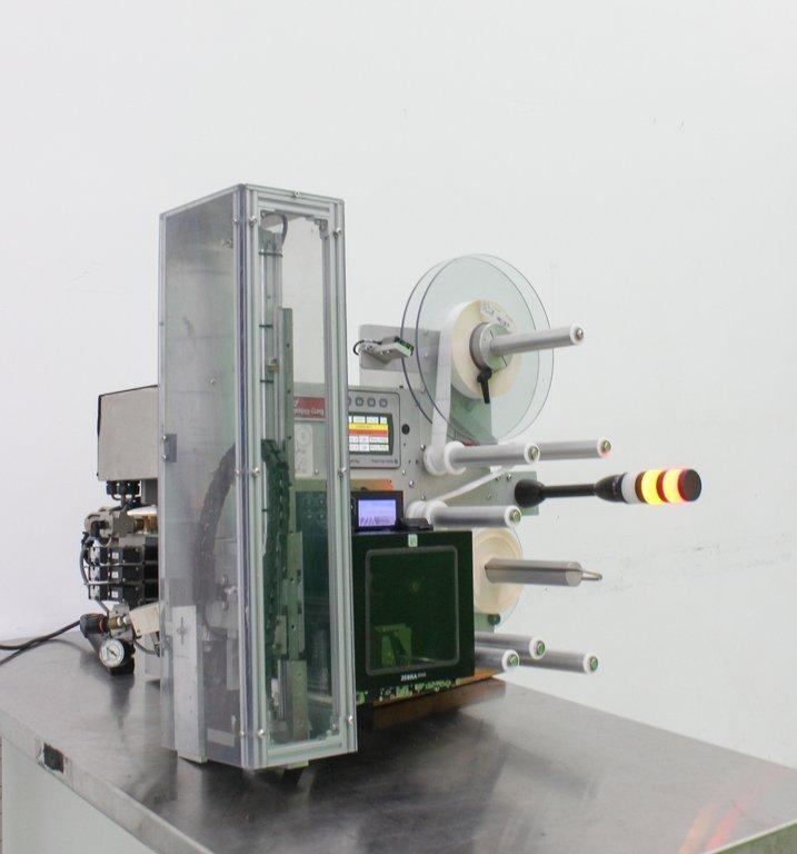 Accraply PAZ 1000 Label Applicator with Zebra and Sato Print Tech 120V