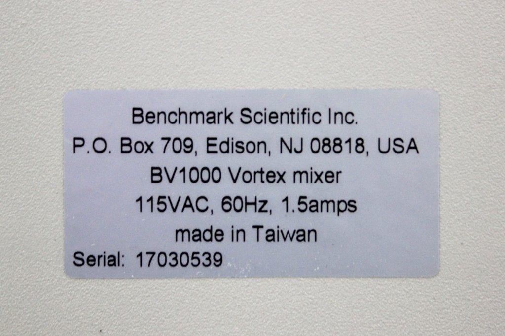 Benchmark BV1000 Vortex Mixer Small Benchtop Equipment, Functions & Tested