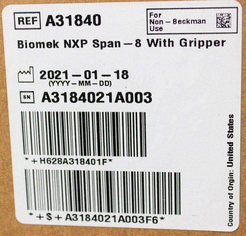 Beckman Biomek NXP Automated Liquid Handler Span-8 Gripper Efficient Use