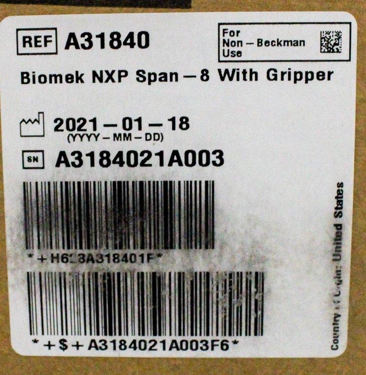 Beckman Biomek NXP Automated Liquid Handler Span-8 Gripper Efficient Use