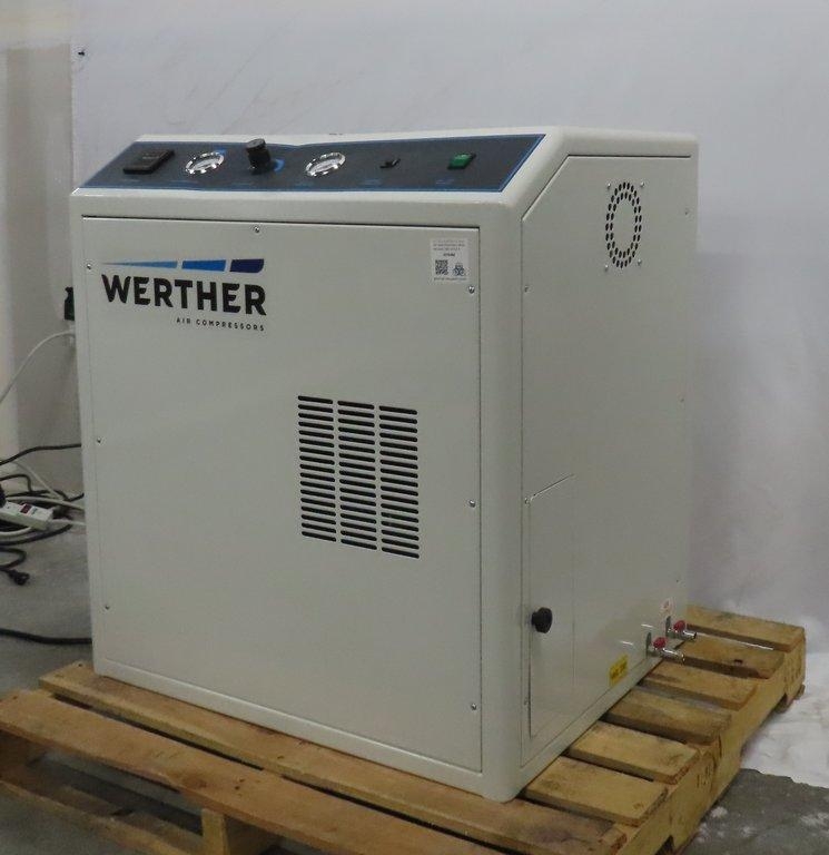 Werther International 2/50/379D Quiet Oil-less Compressor with Air Dryer
