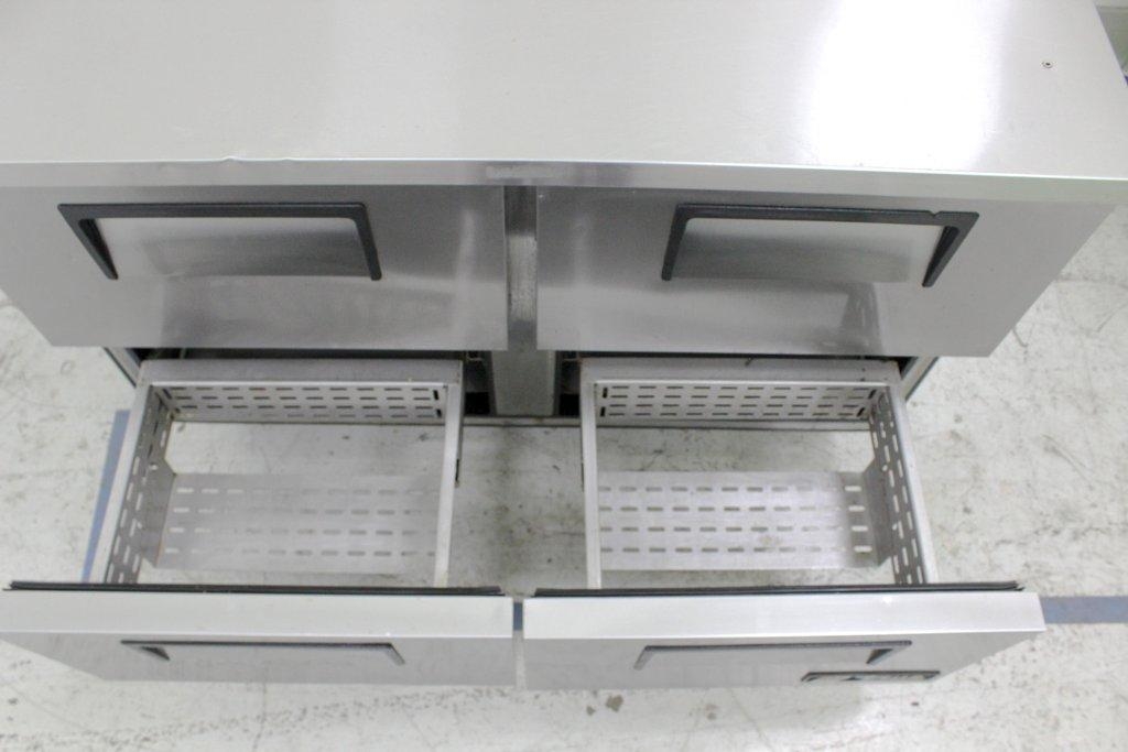 True TSSU-48-12D-4 Refrigerated Prep Table 4 Drawers Efficient 3C Cooling