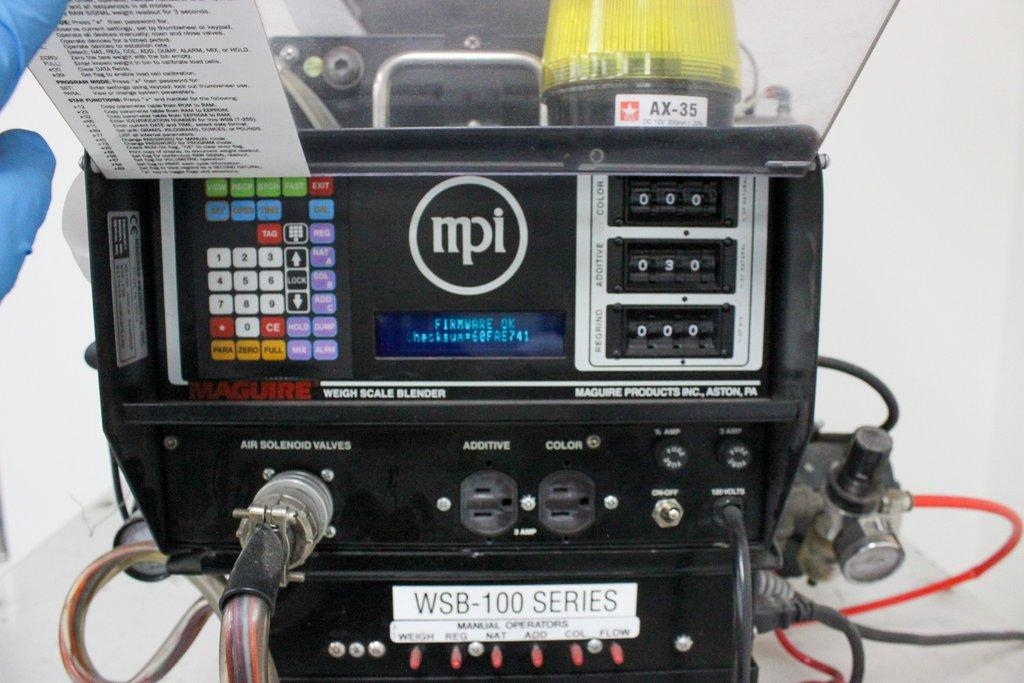 Maguire WSB-140 Blender Gravimetric 450 lb/hr Plastic Extrusion Mold