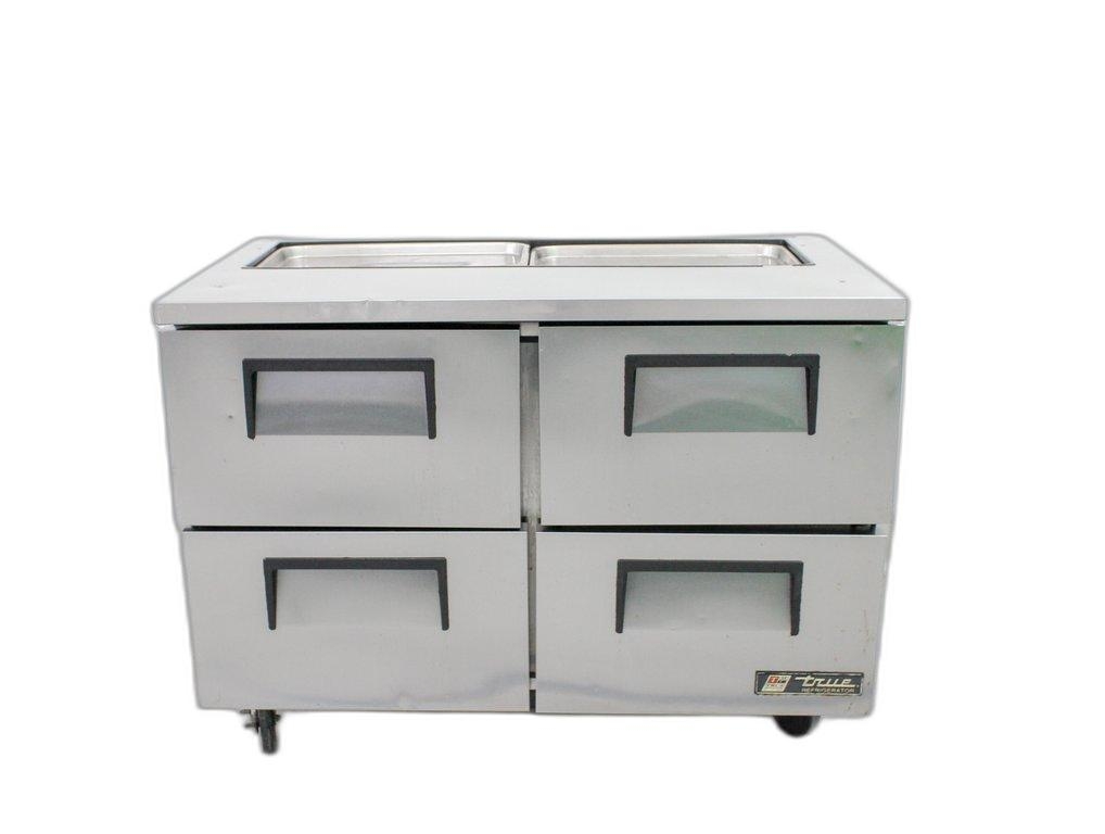 True TSSU-48-12D-4 Refrigerated Prep Table 4 Drawers Efficient 3C Cooling