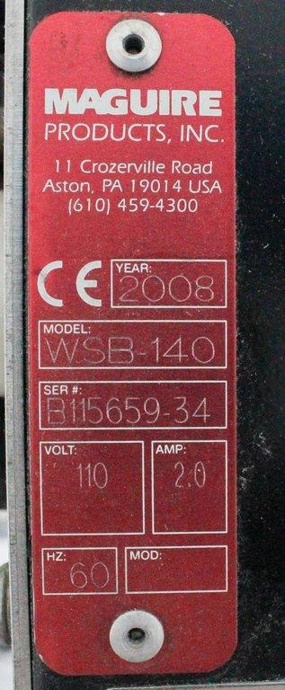 Maguire WSB-140 Blender Gravimetric 450 lb/hr Plastic Extrusion Mold