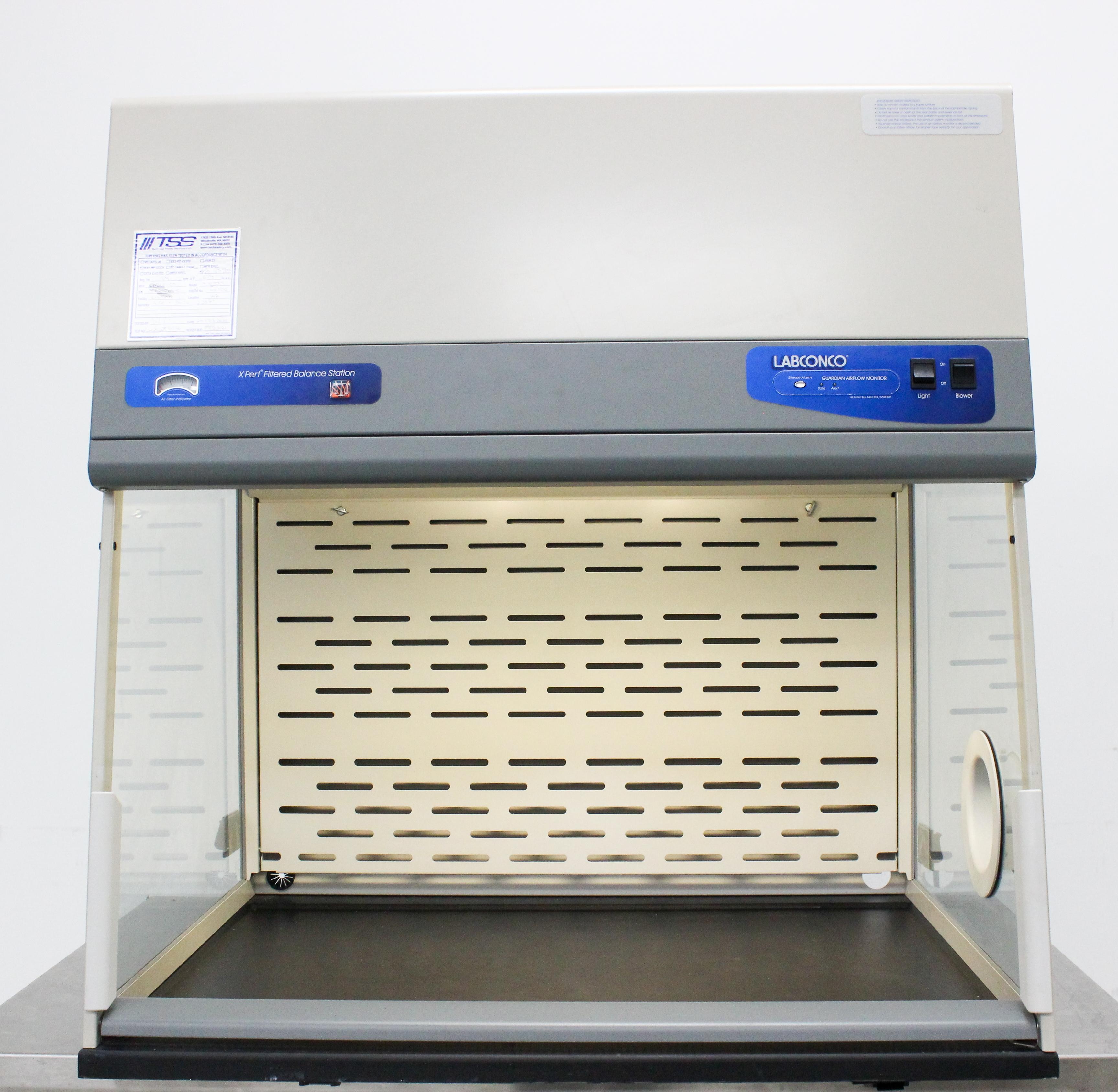 Labconco 3' XPert Filtered Balance Station with Airflow Monitor, E Condition