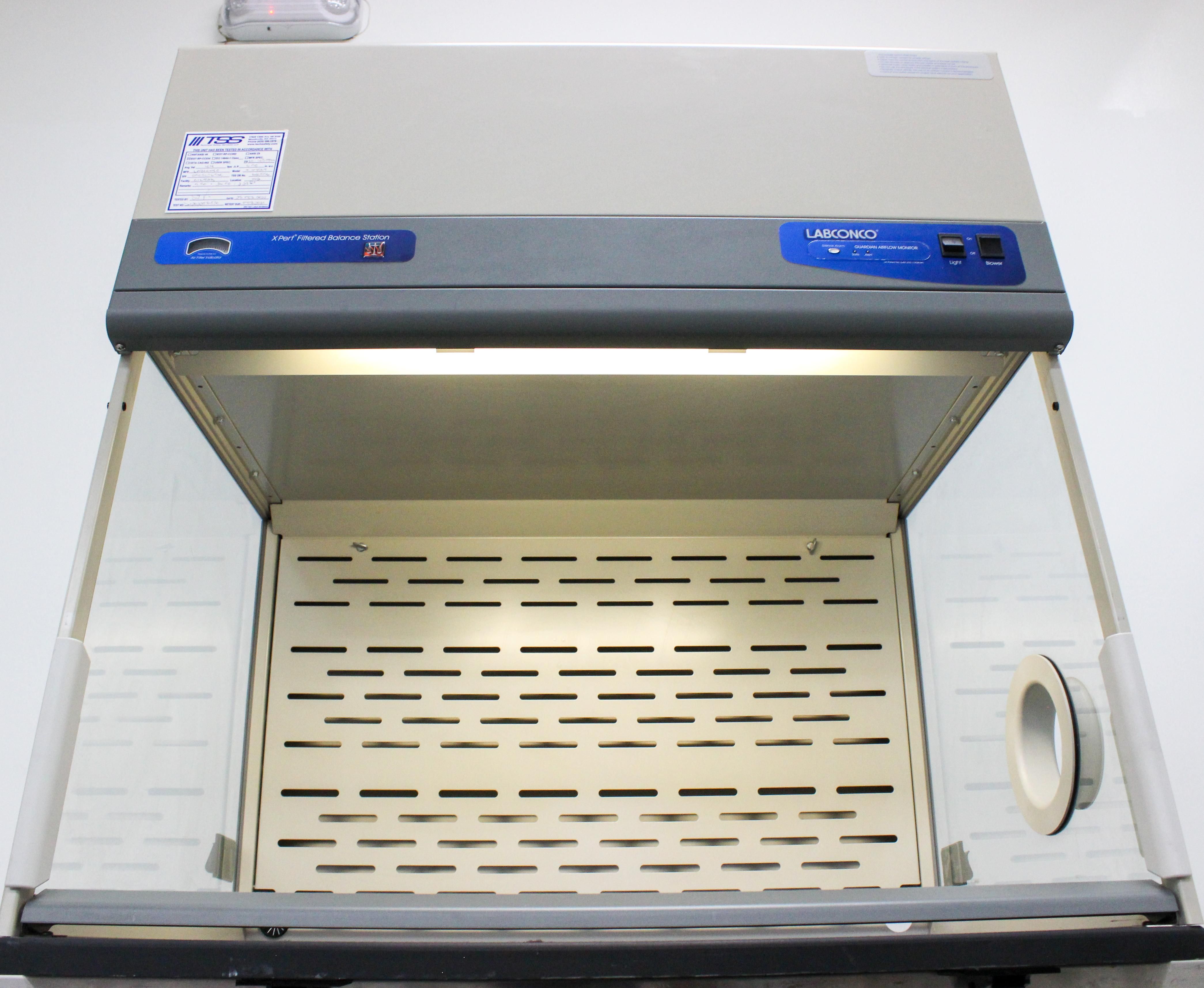 Labconco 3' XPert Filtered Balance Station with Airflow Monitor, E Condition