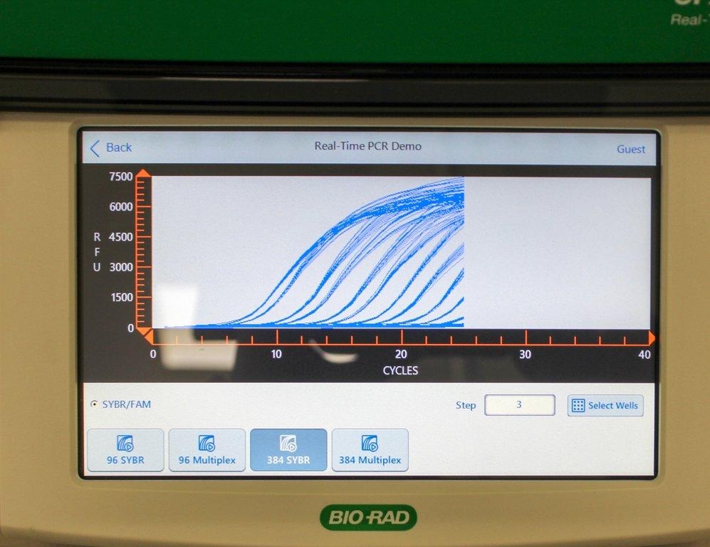 BIO-RAD CFX Opus 96 Real-Time PCR System Analyzes 96 Wells Includes Computer