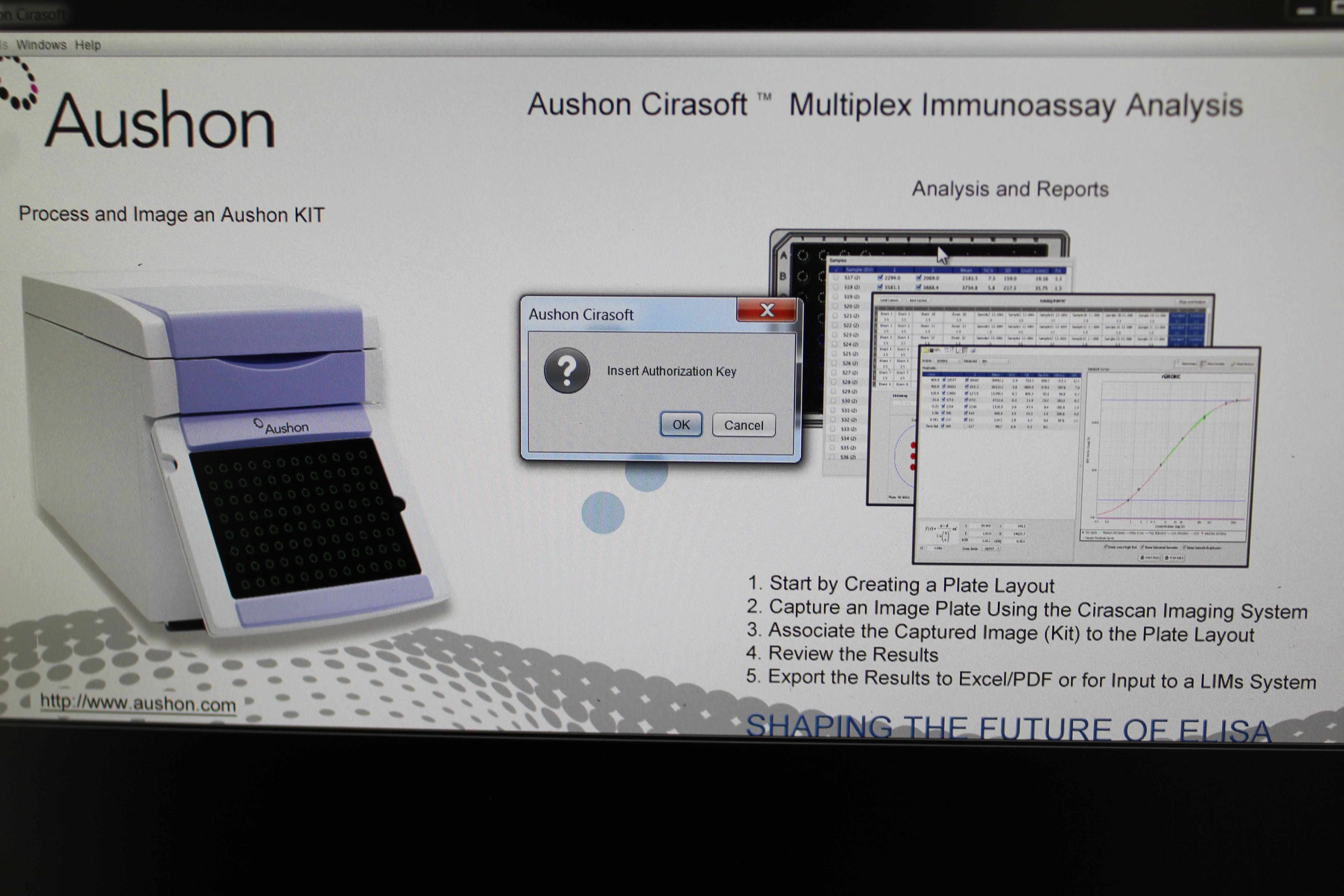 Aushon ASP-2010 CiraScan Imaging Analysis System for Protein/Biomarker
