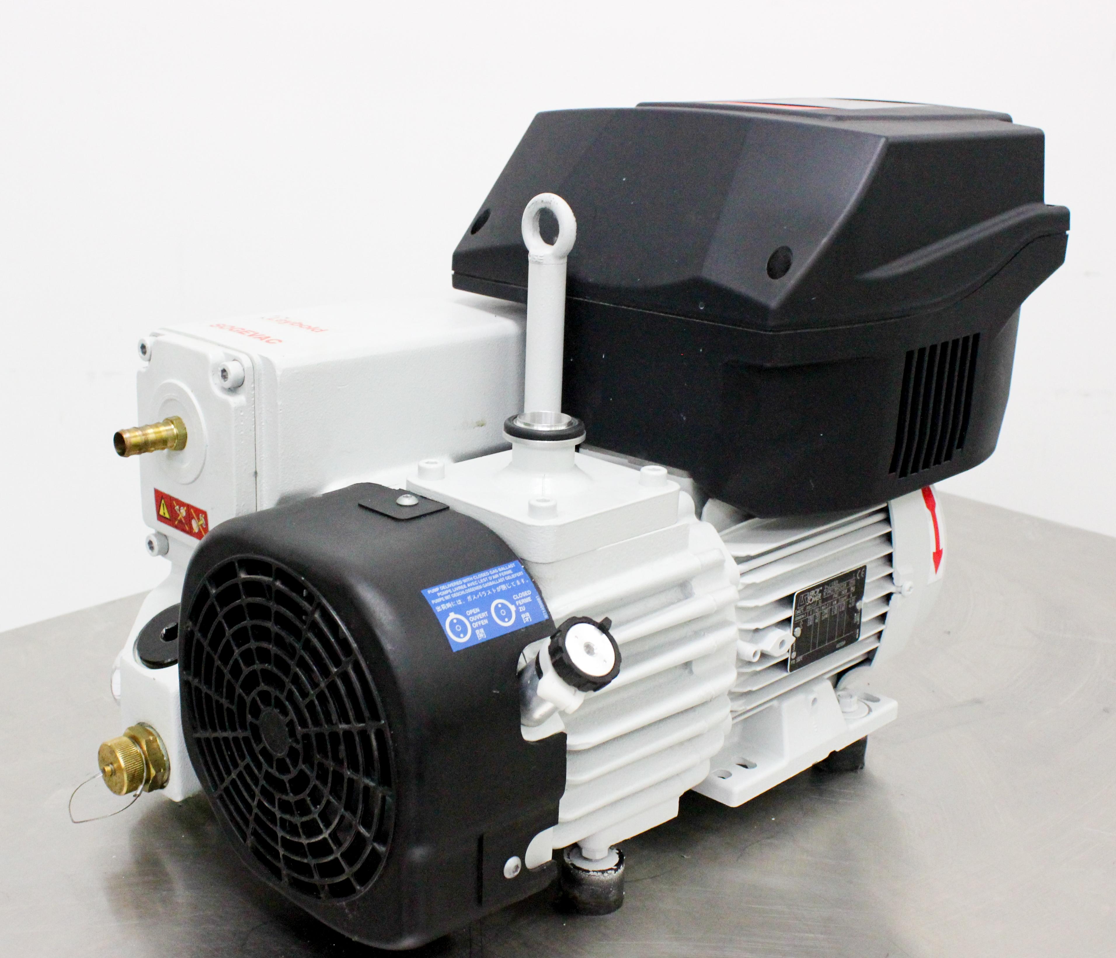 Leybold Sogevac SV40BI Vacuum Pump, Single-Stage Oil Rotary Vane, 220V