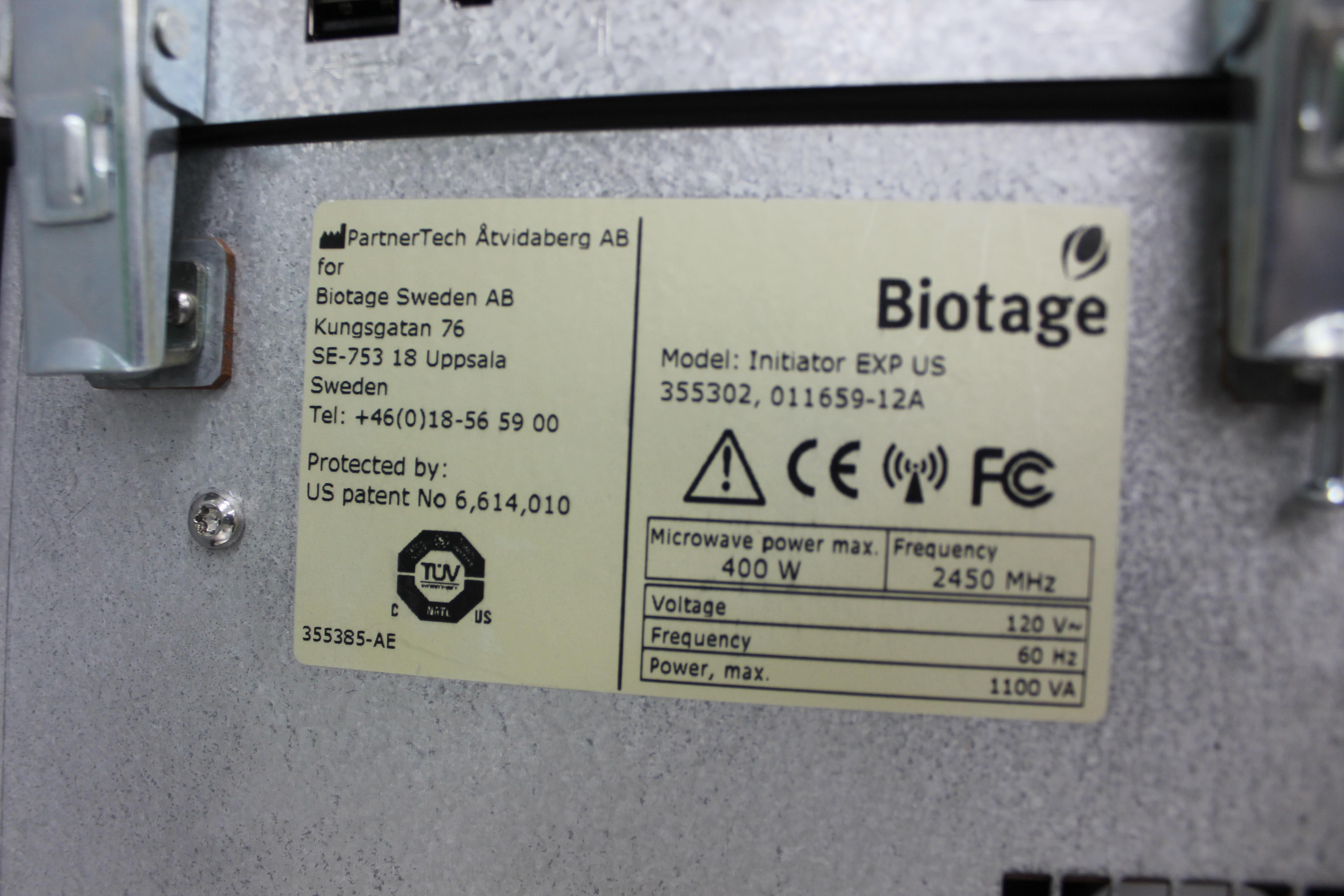BIOTAGE Initiator Robot Eight Microwave Synthesis Platform 8-Position