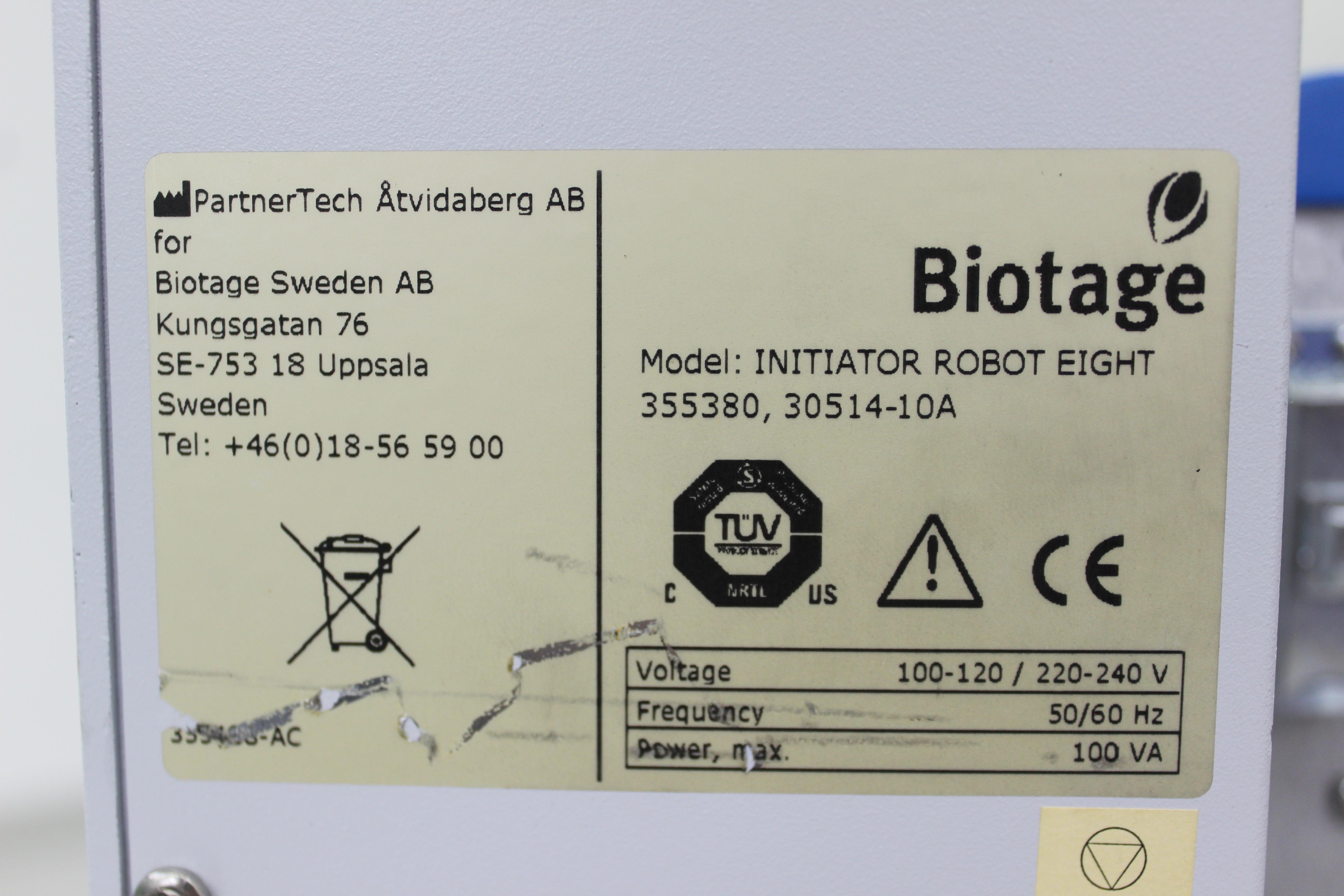 BIOTAGE Initiator Robot Eight Microwave Synthesis Platform 8-Position