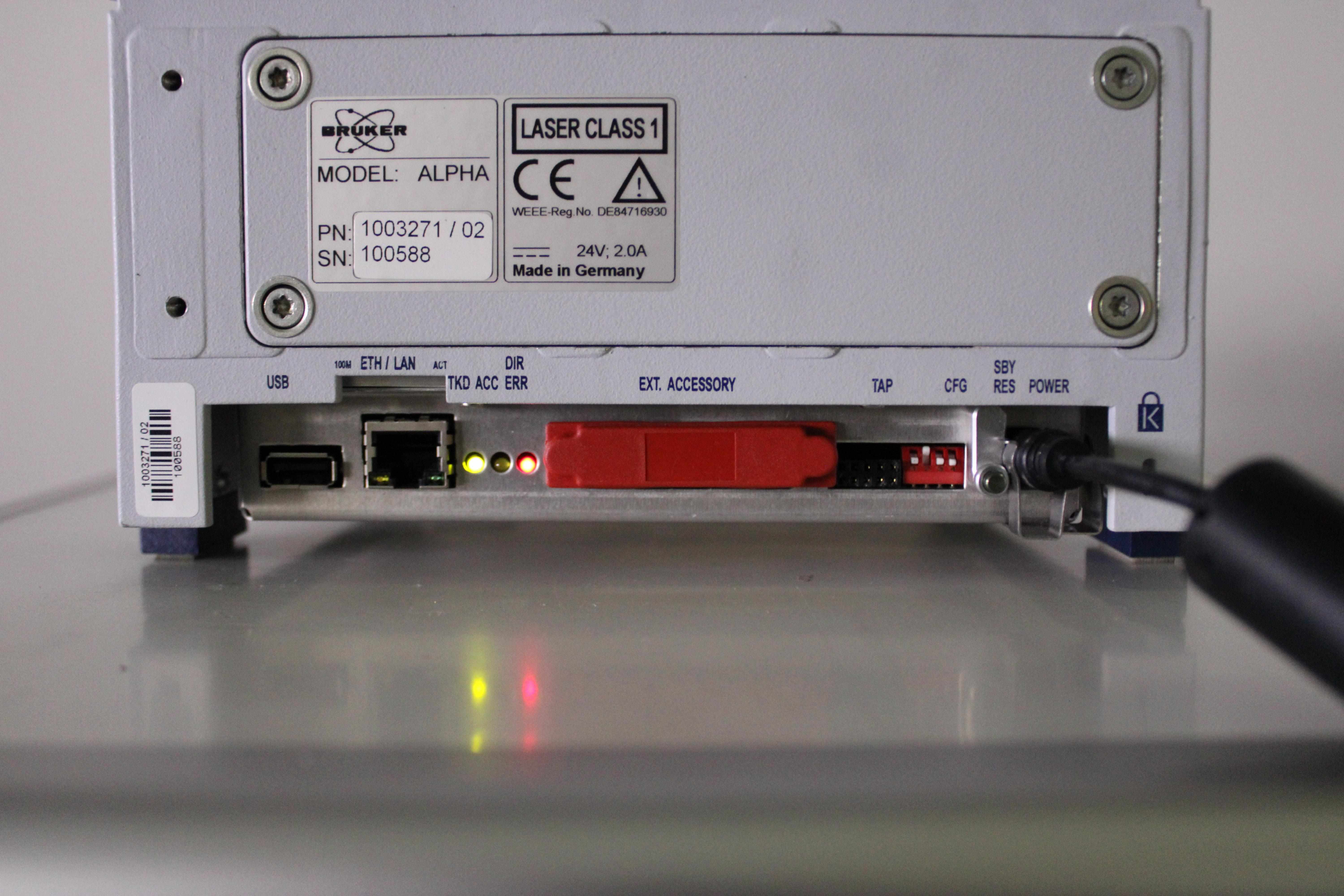 Bruker ALPHA I Spectrometer FT-IR Analysis QuickSnap Flexibility Used