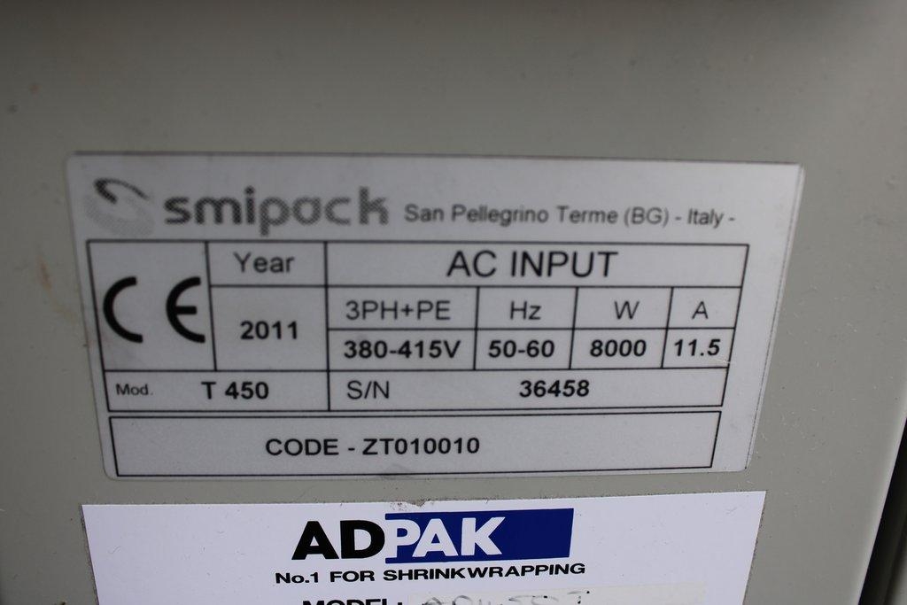 Smipack ADPACK Packager Bag Sealer Shrink Wrapping Machine Dual Voltage 50 60 Hz